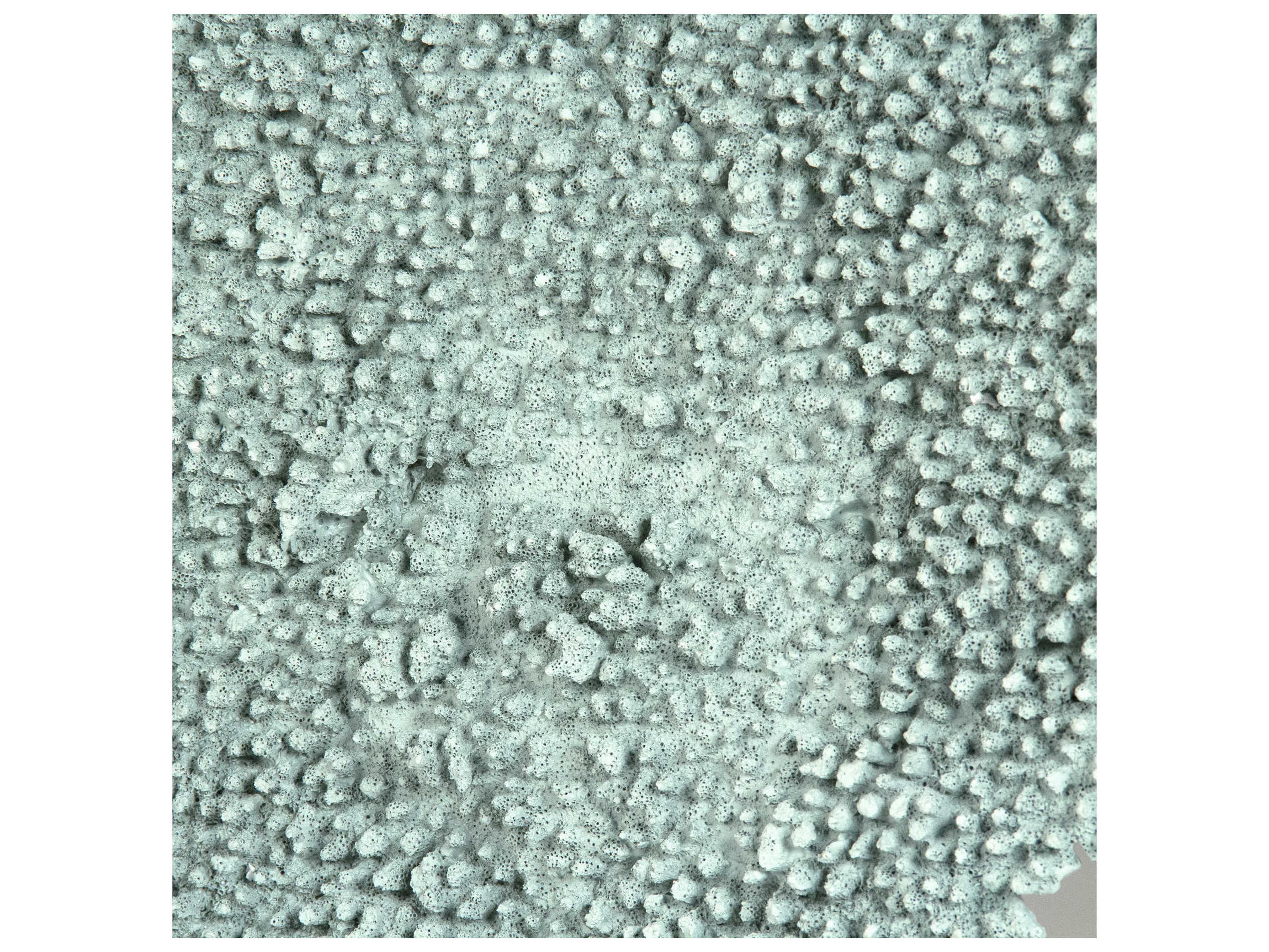 Zentique Pale Blue / Distressed Gold Coral Sculpture