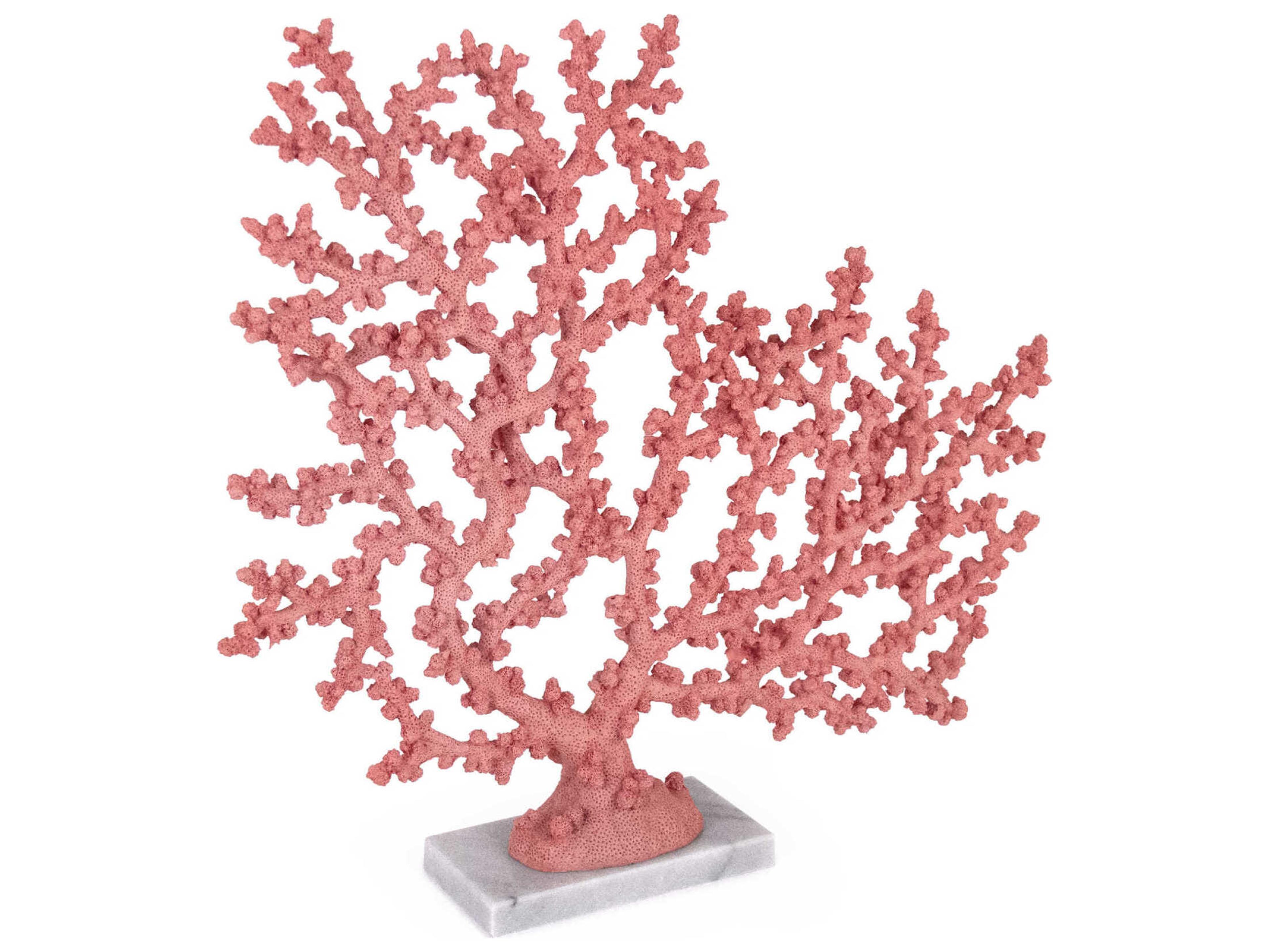 Zentique Coral Marble Decorative Accent