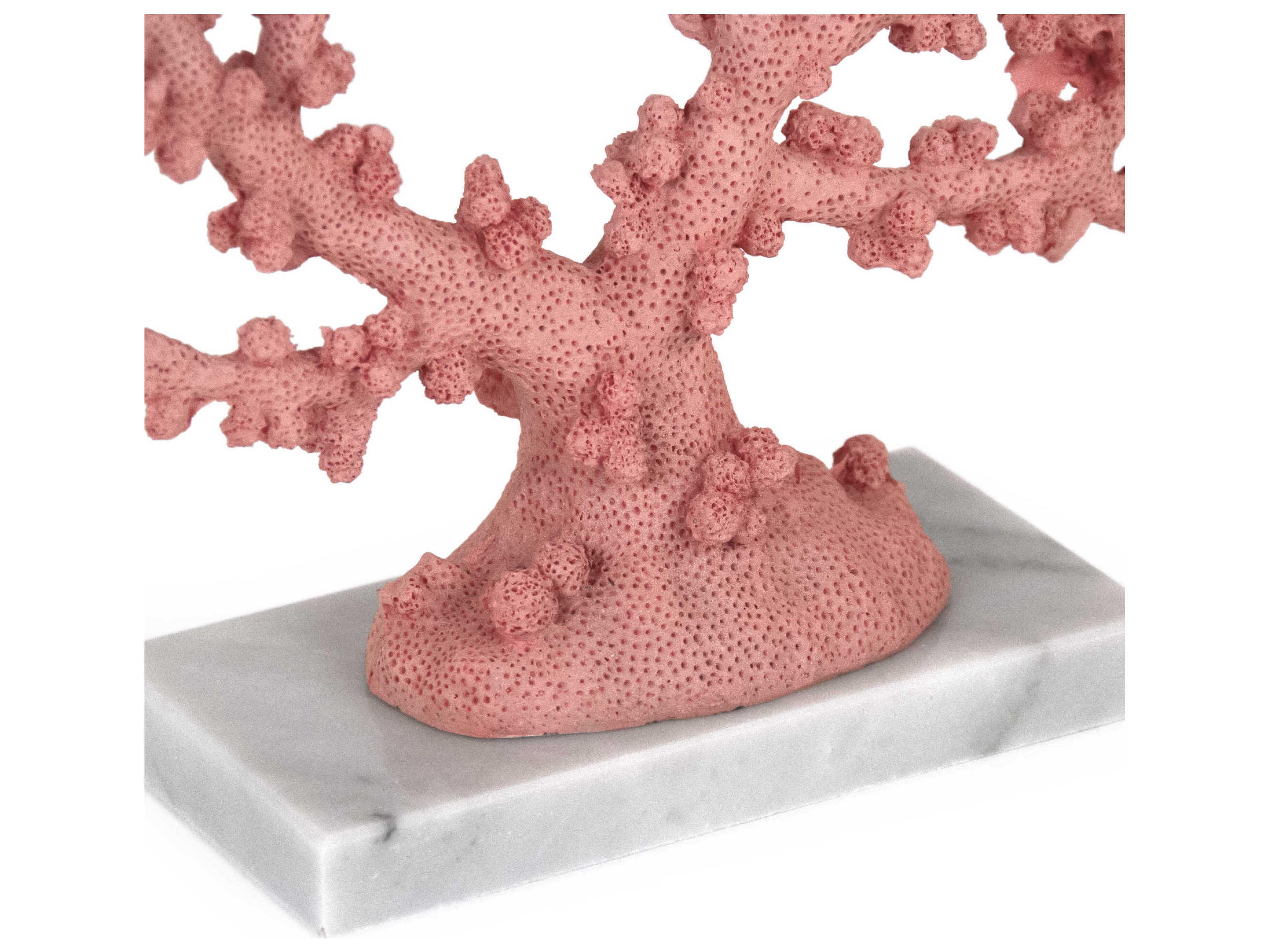 Zentique Coral Marble Decorative Accent