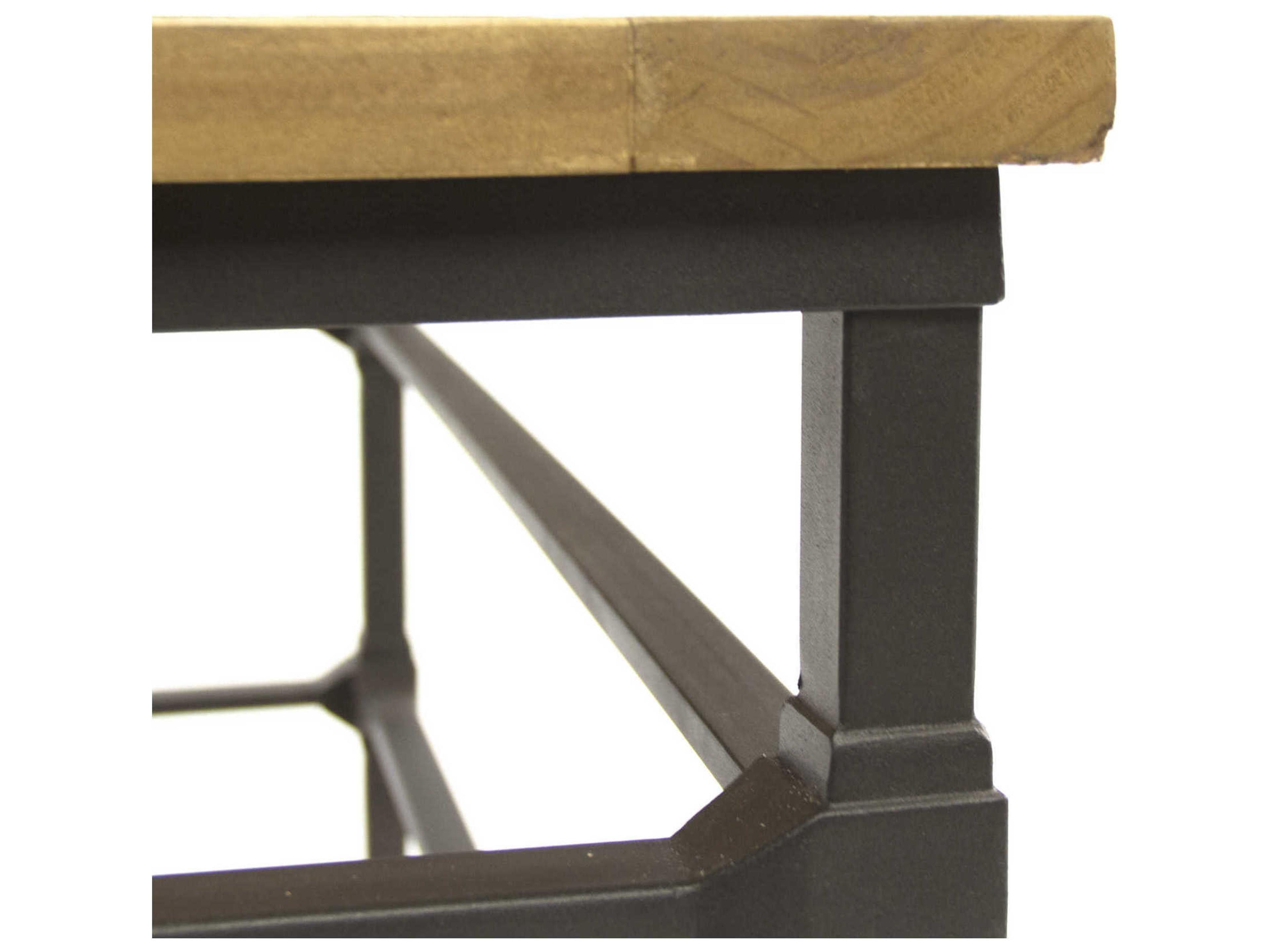 Zentique Rectangular Wood Pine Coffee Table