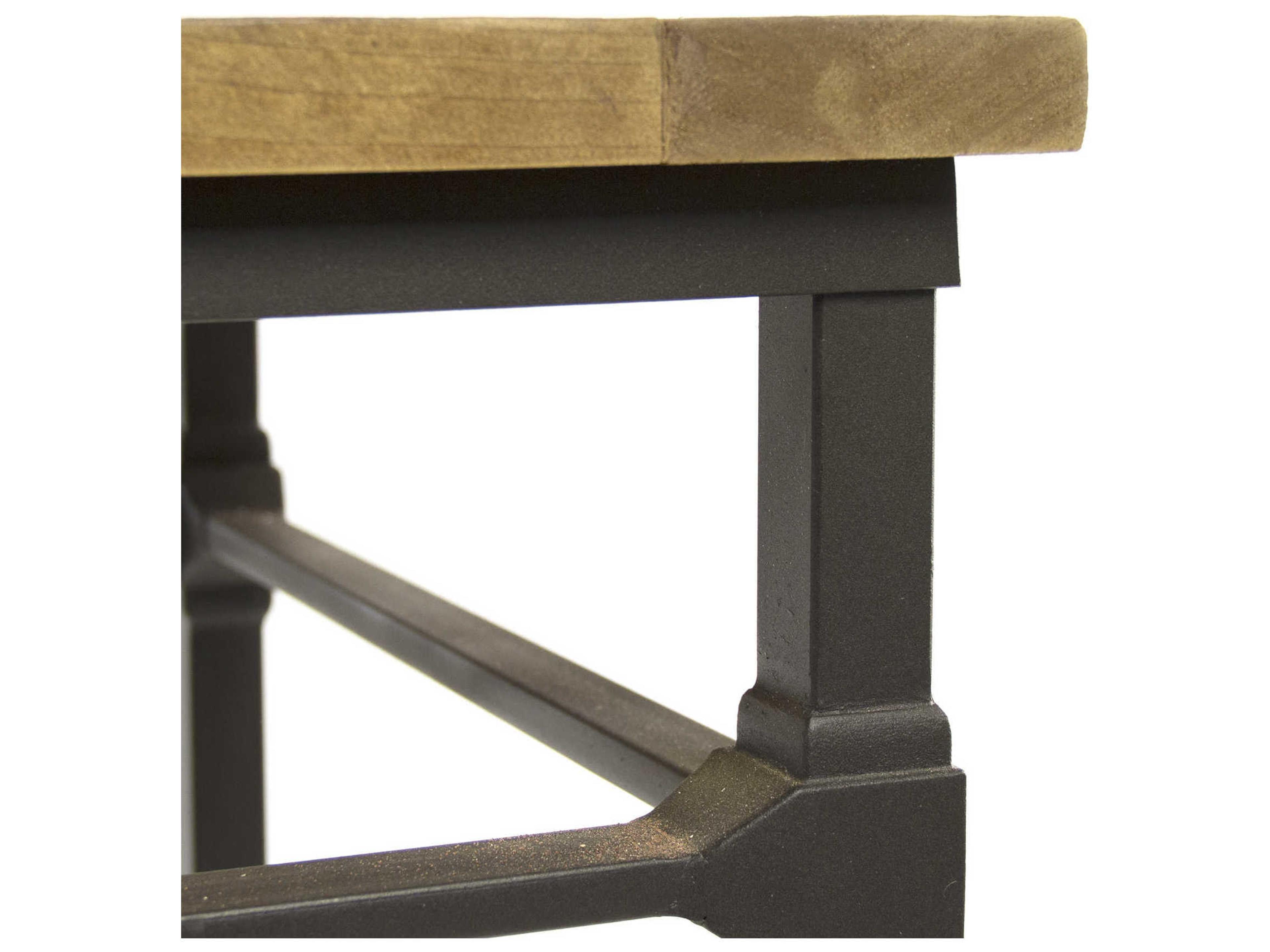 Zentique Rectangular Wood Pine Console Table