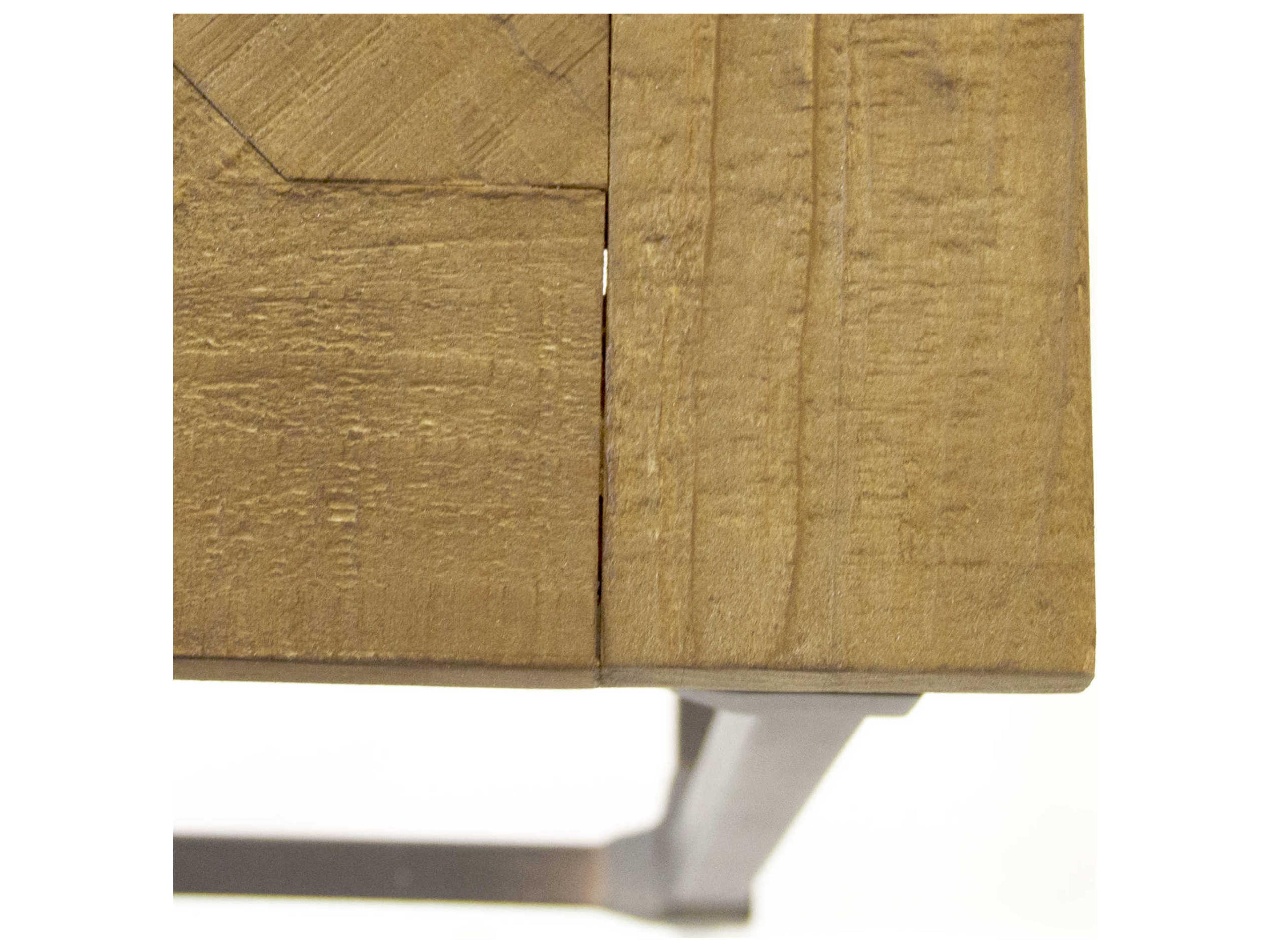 Zentique Rectangular Wood Pine Console Table