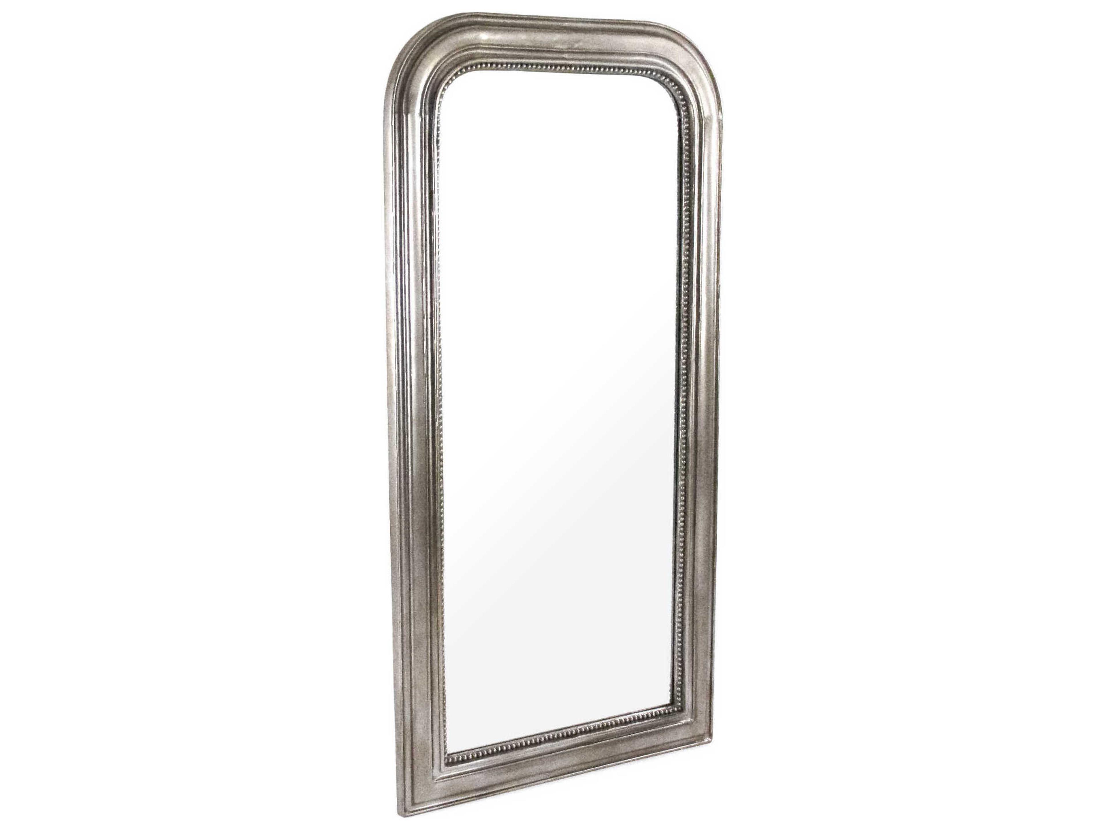 Zentique Gustaf Weathered Silver Wall Mirror Vertical