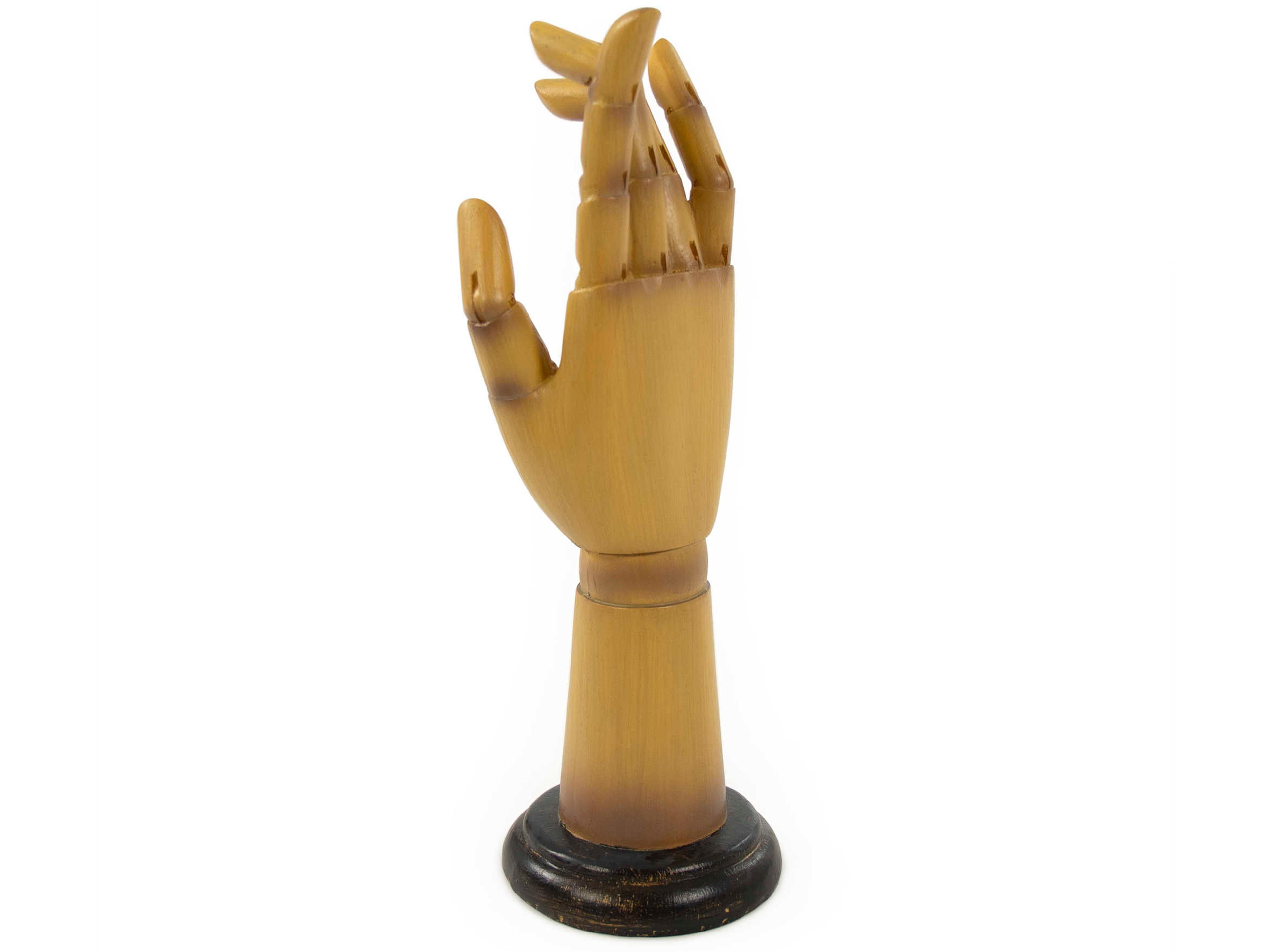 Zentique Tan / Black Dark Brown Mannequin Hand Sculpture