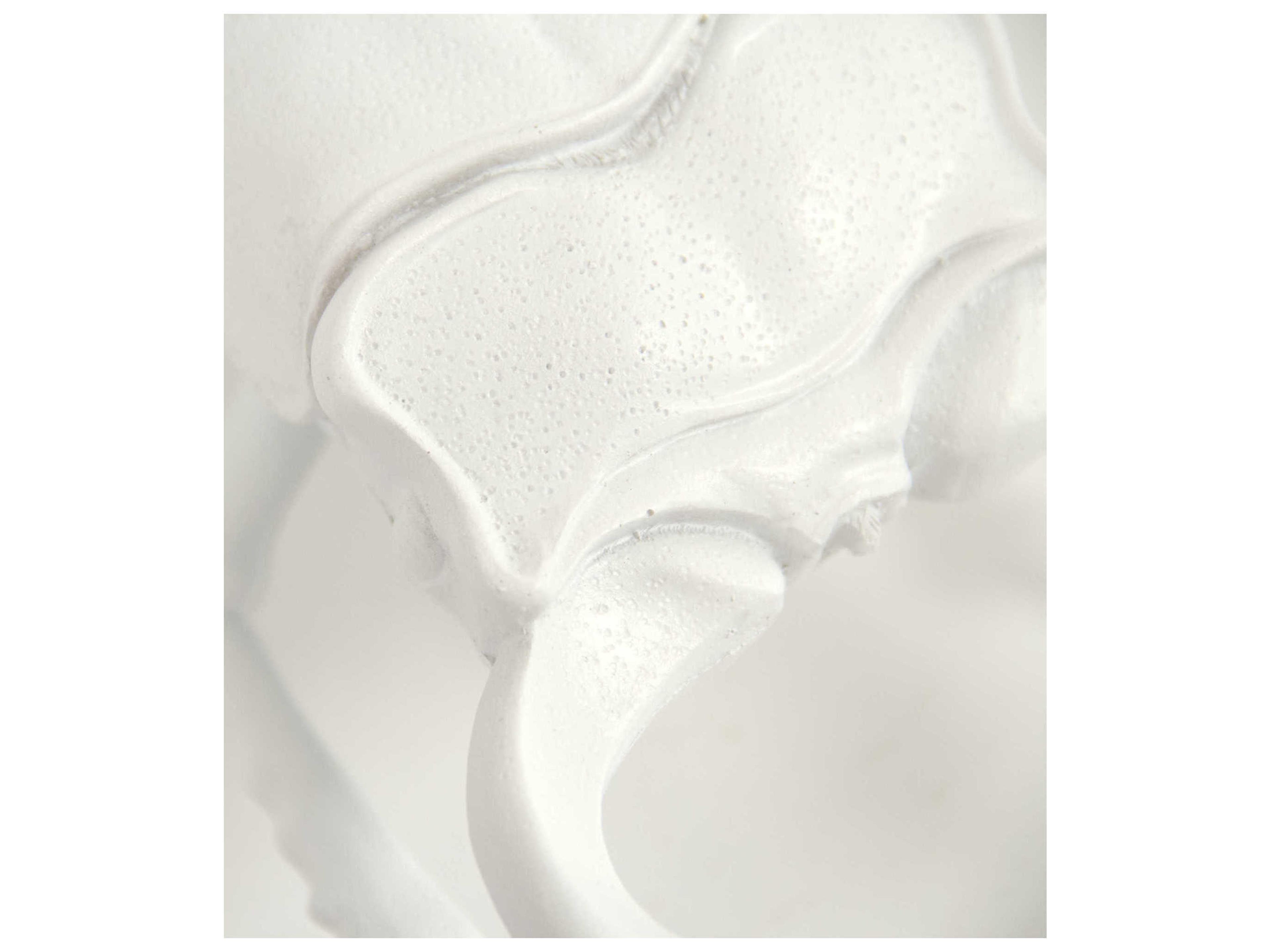 Zentique White Resin Beetle 3D Wall Art