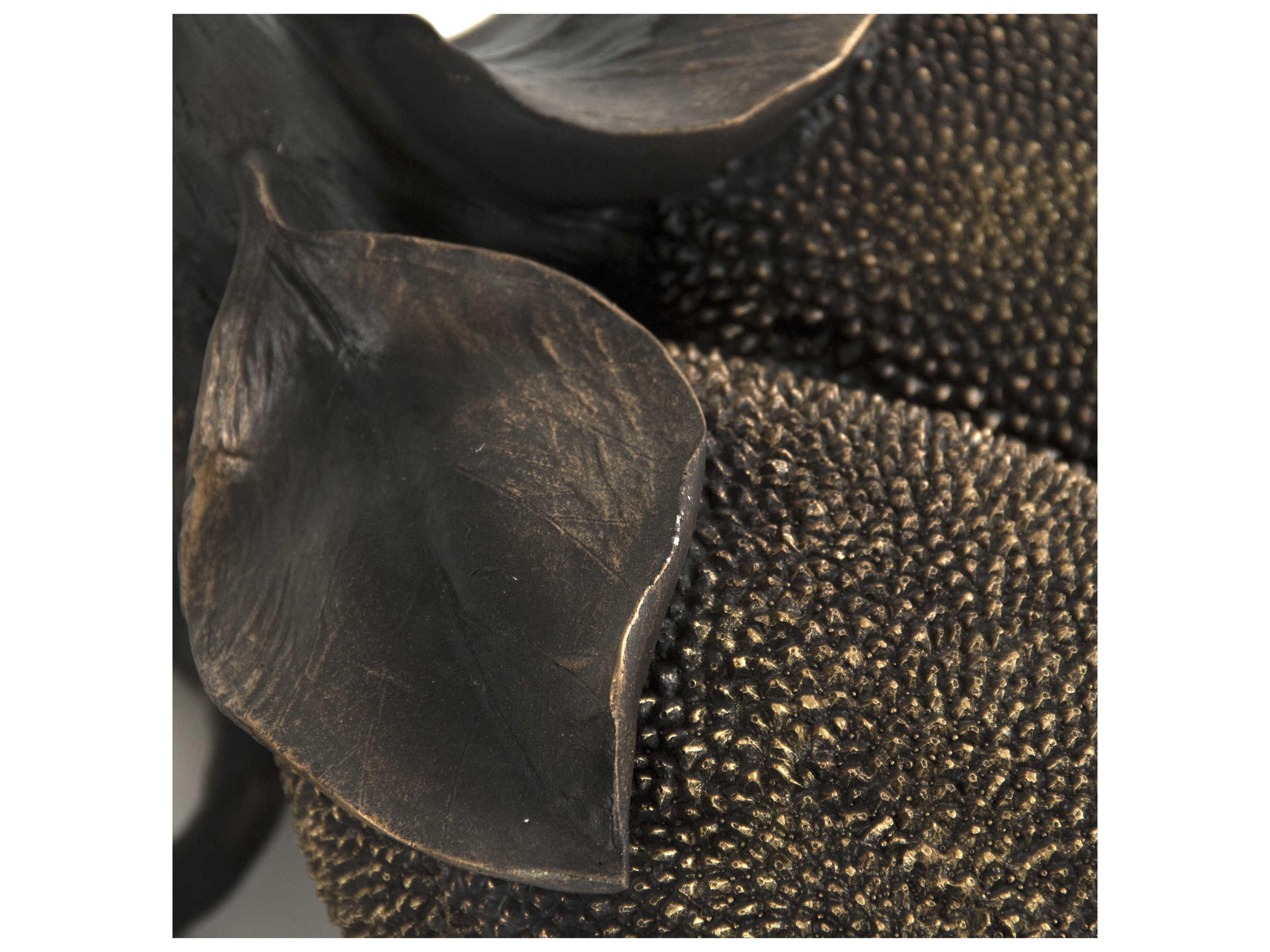 Zentique Gold / Black Double Jackfruit Sculpture