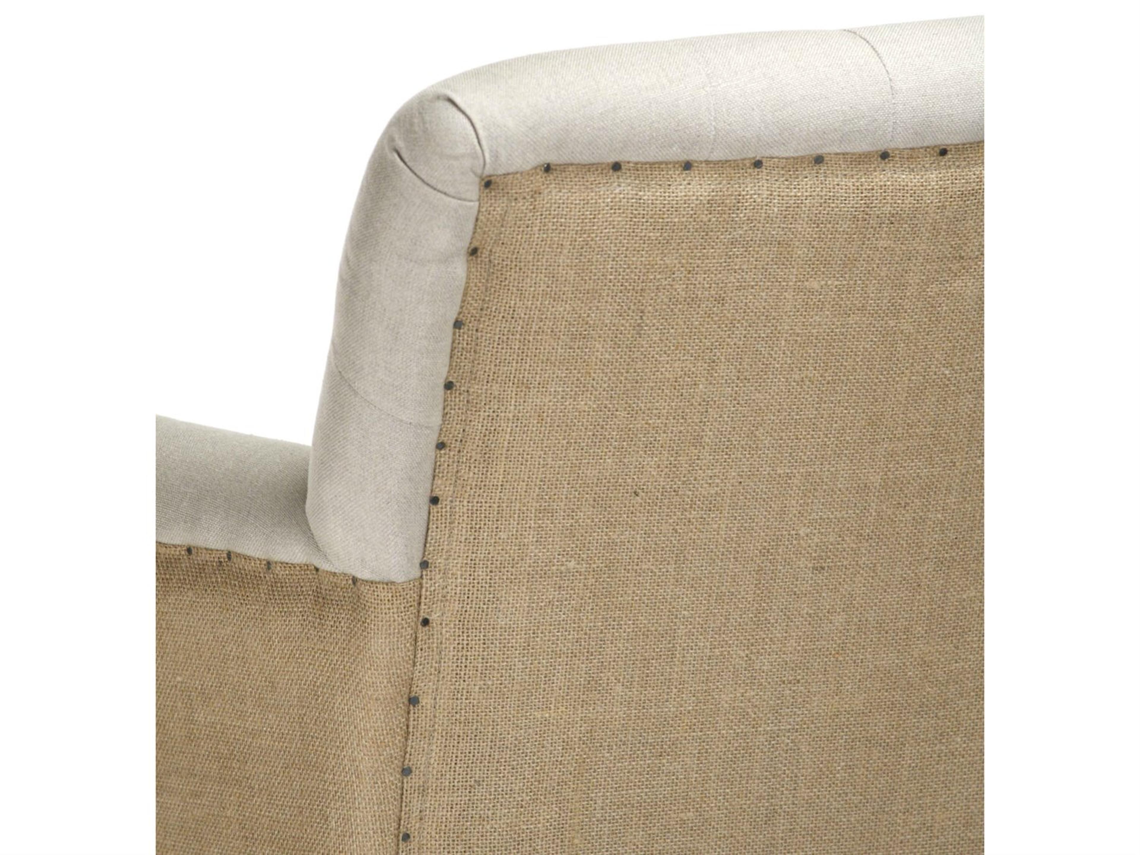 Zentique Barrois Upholstered Oak Wood Bar Stool