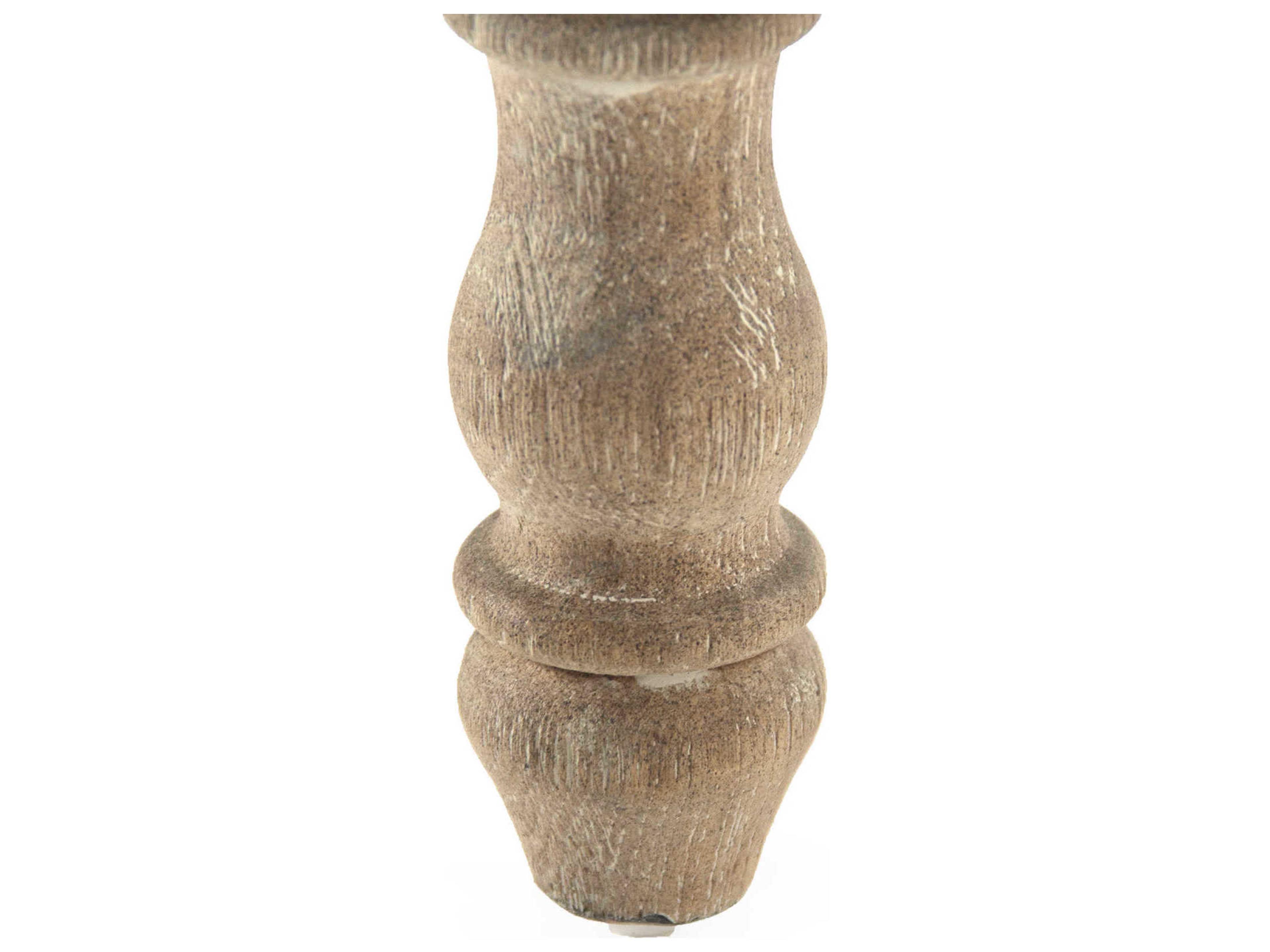 Zentique Aria Upholstered Oak Wood Natural Linen Counter Stool