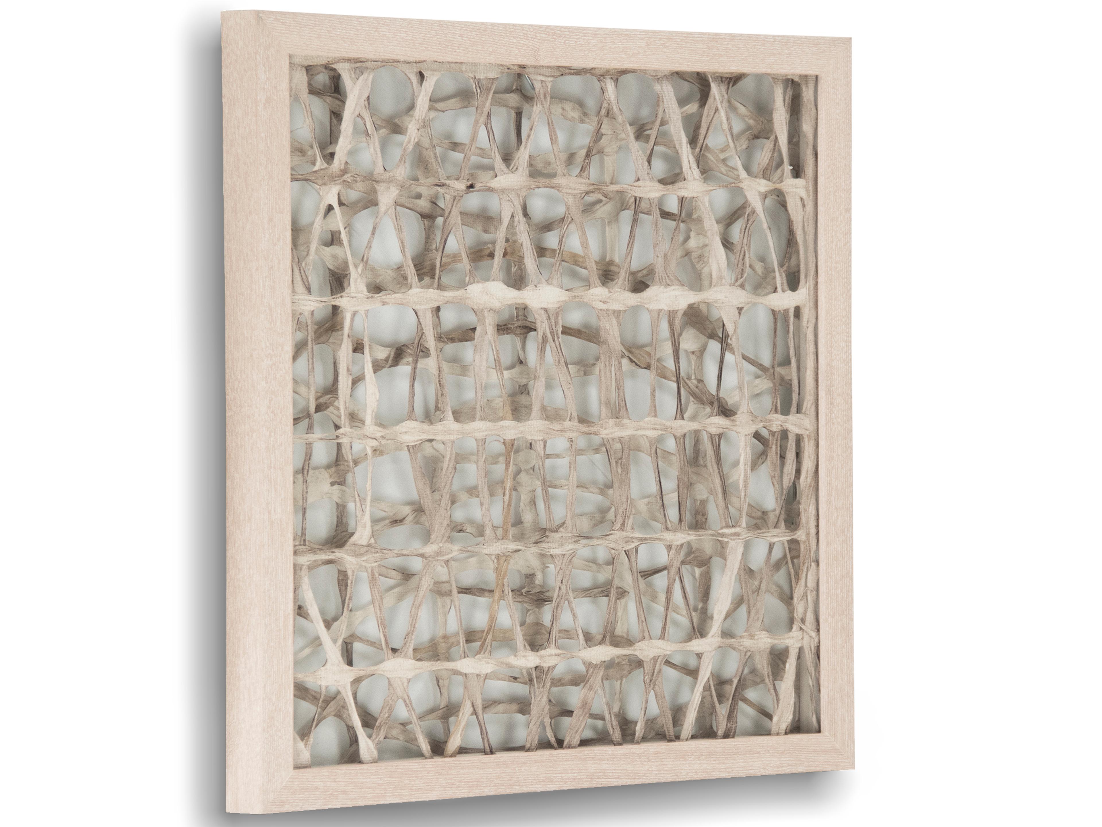 Zentique Curved / Straight Abstract Paper Shadow Box