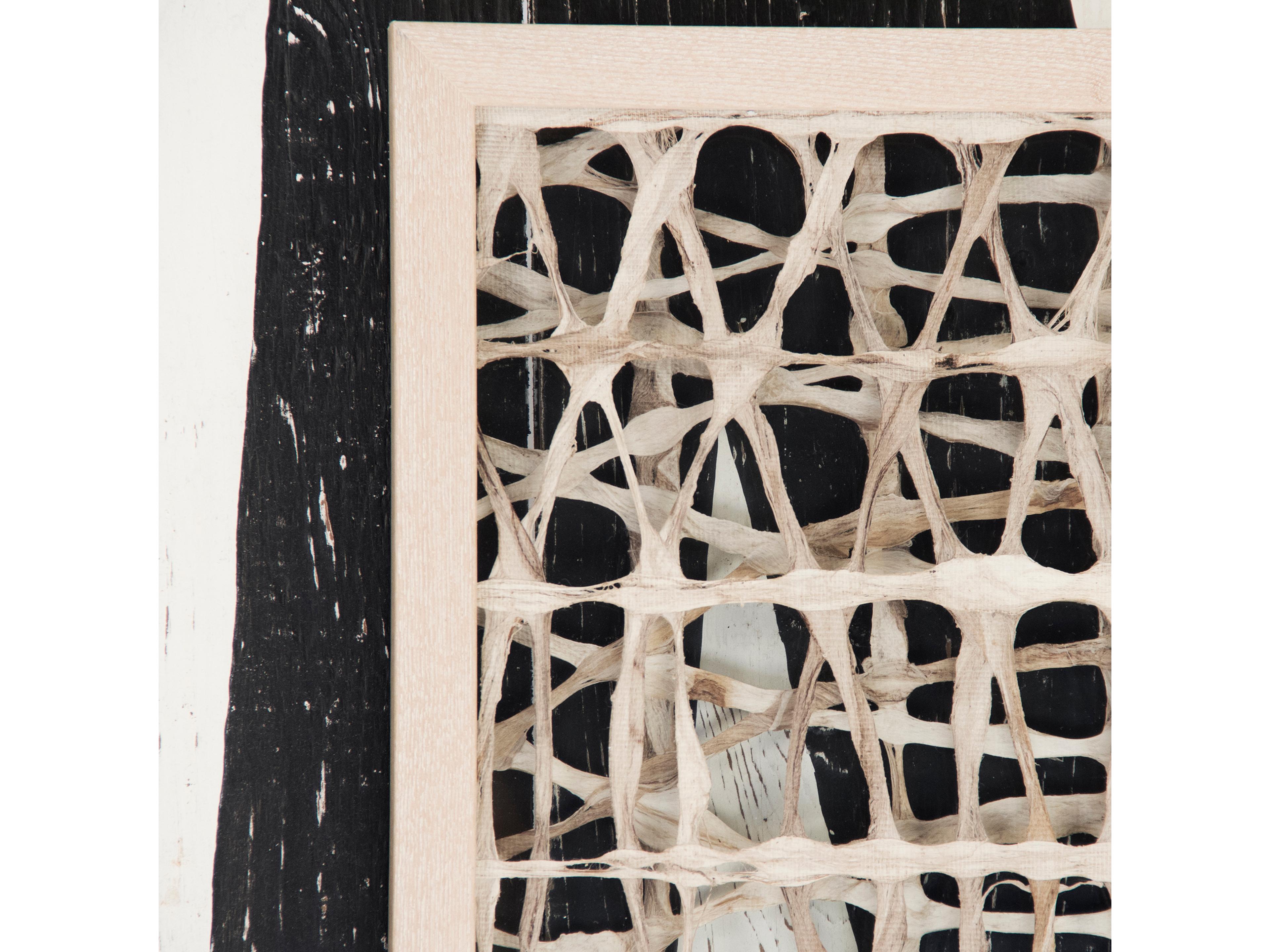 Zentique Curved / Straight Abstract Paper Shadow Box