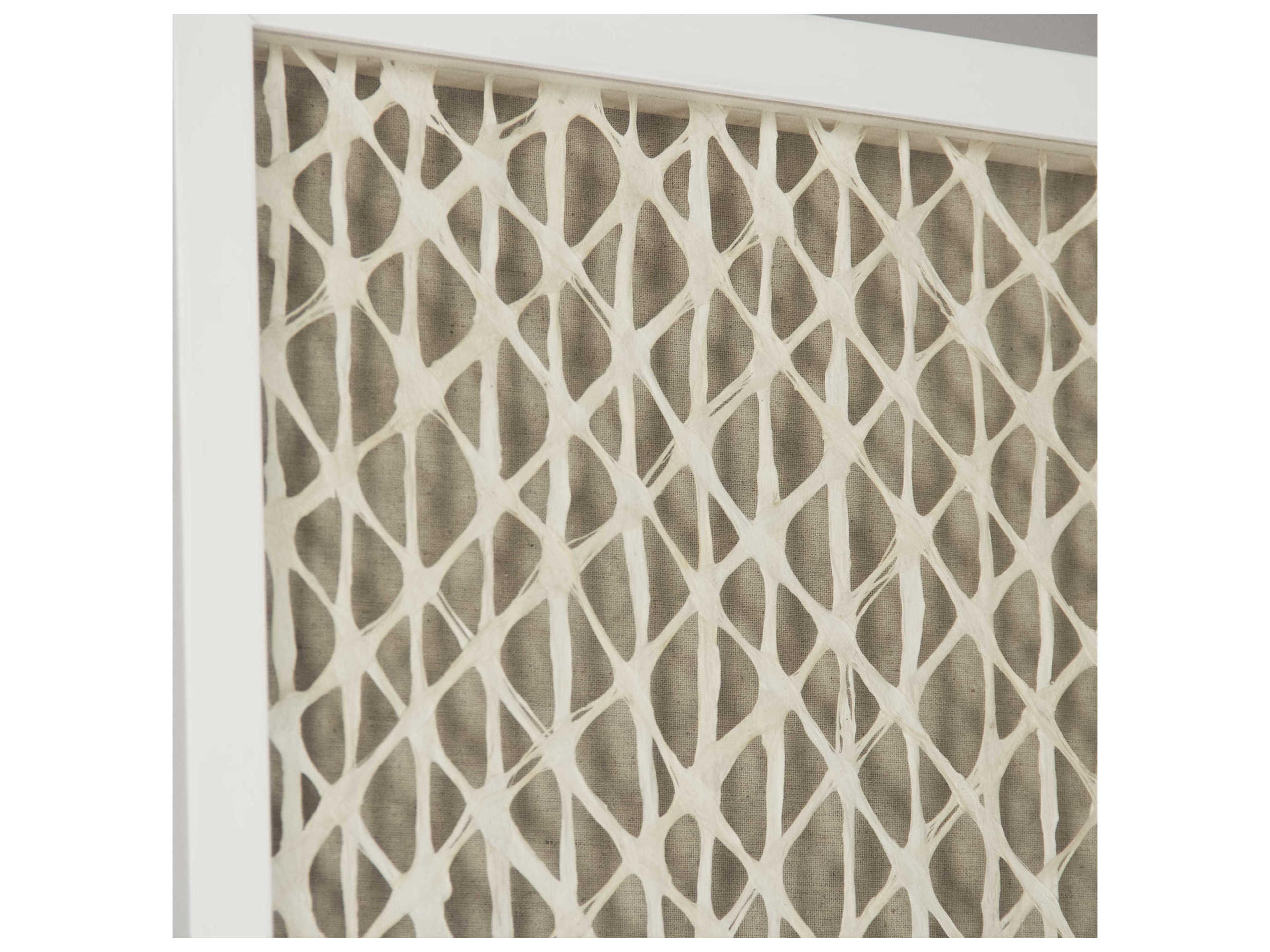 Zentique Diagonal / Vertical Abstract Paper Shadow Box