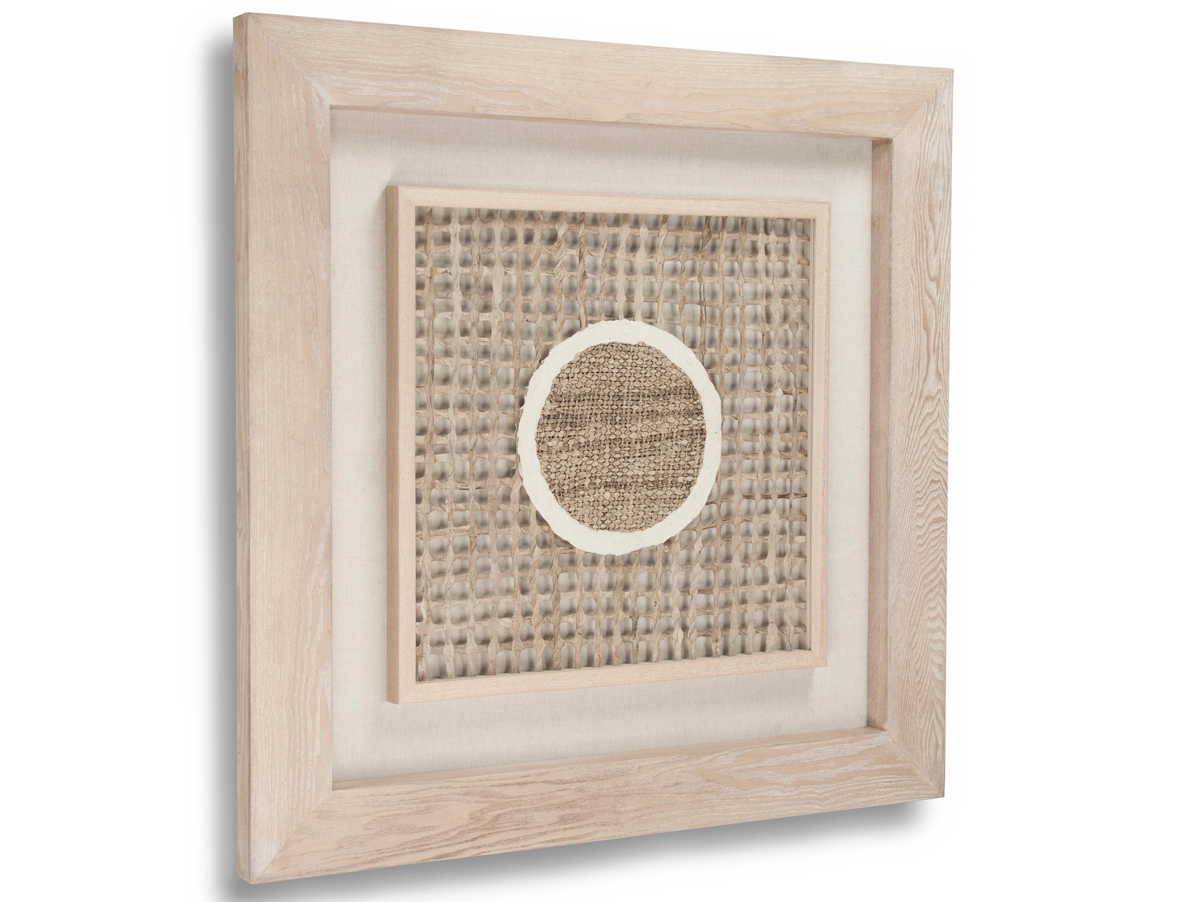 Zentique Geometrical Round Abstract Paper Shadow Box