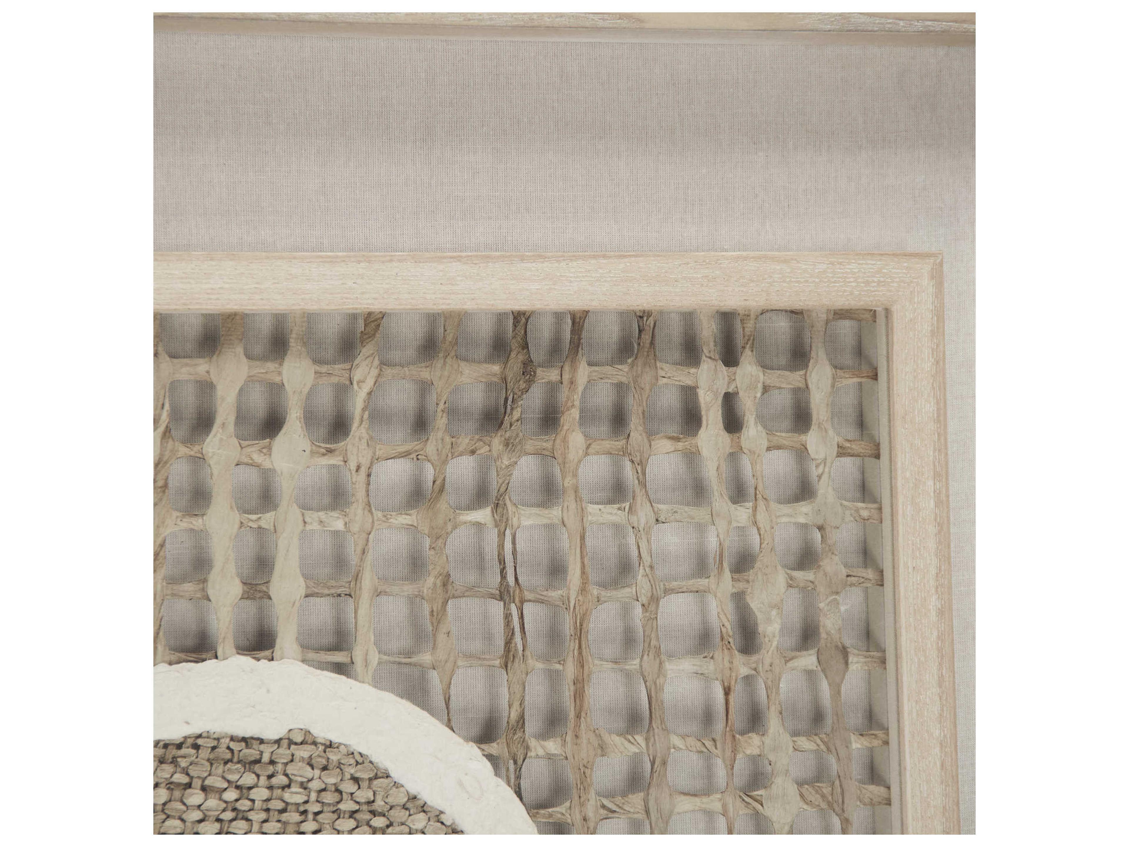 Zentique Geometrical Round Abstract Paper Shadow Box