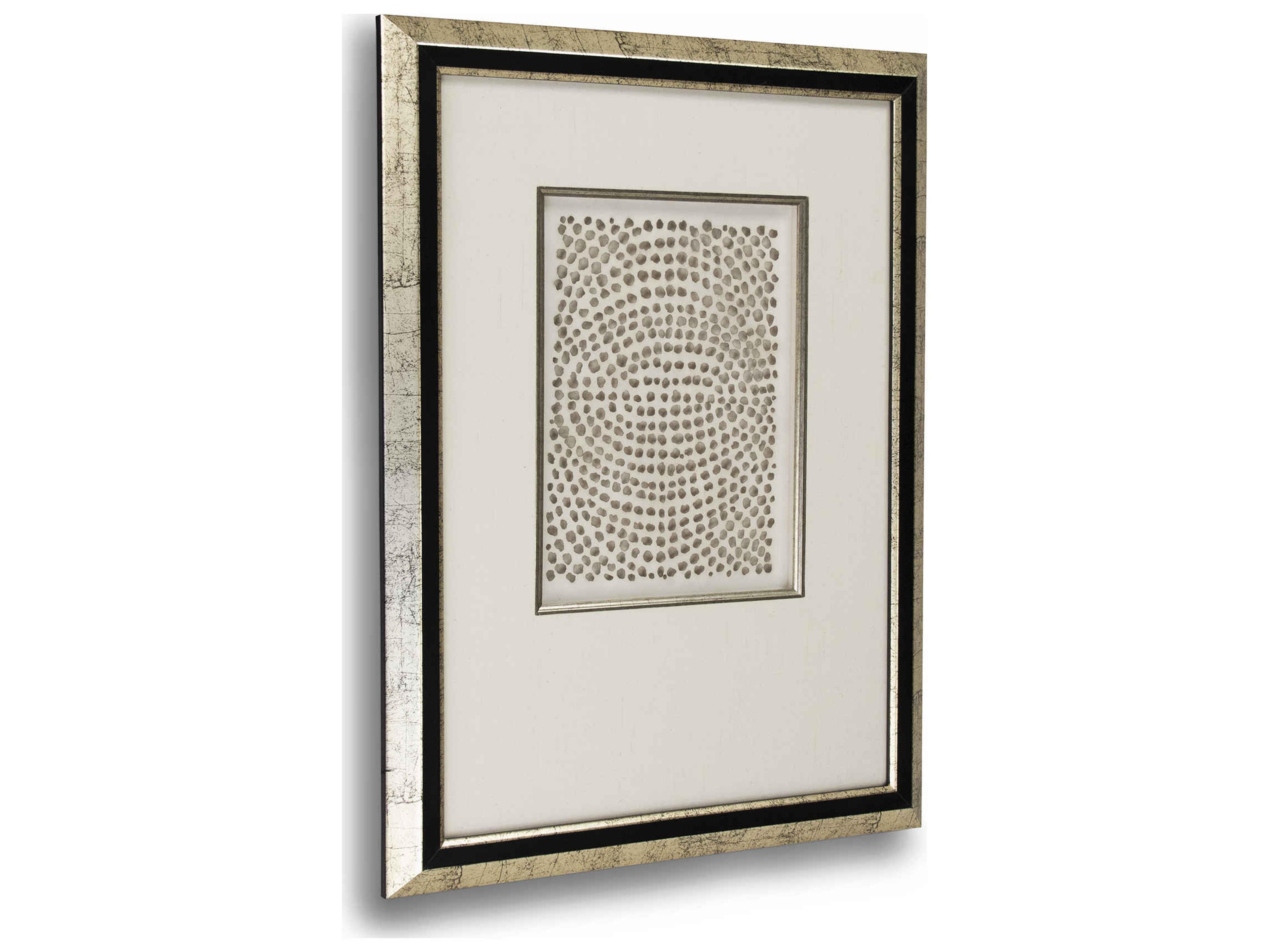 Zentique Abstract Paper Framed Canvas Wall Art