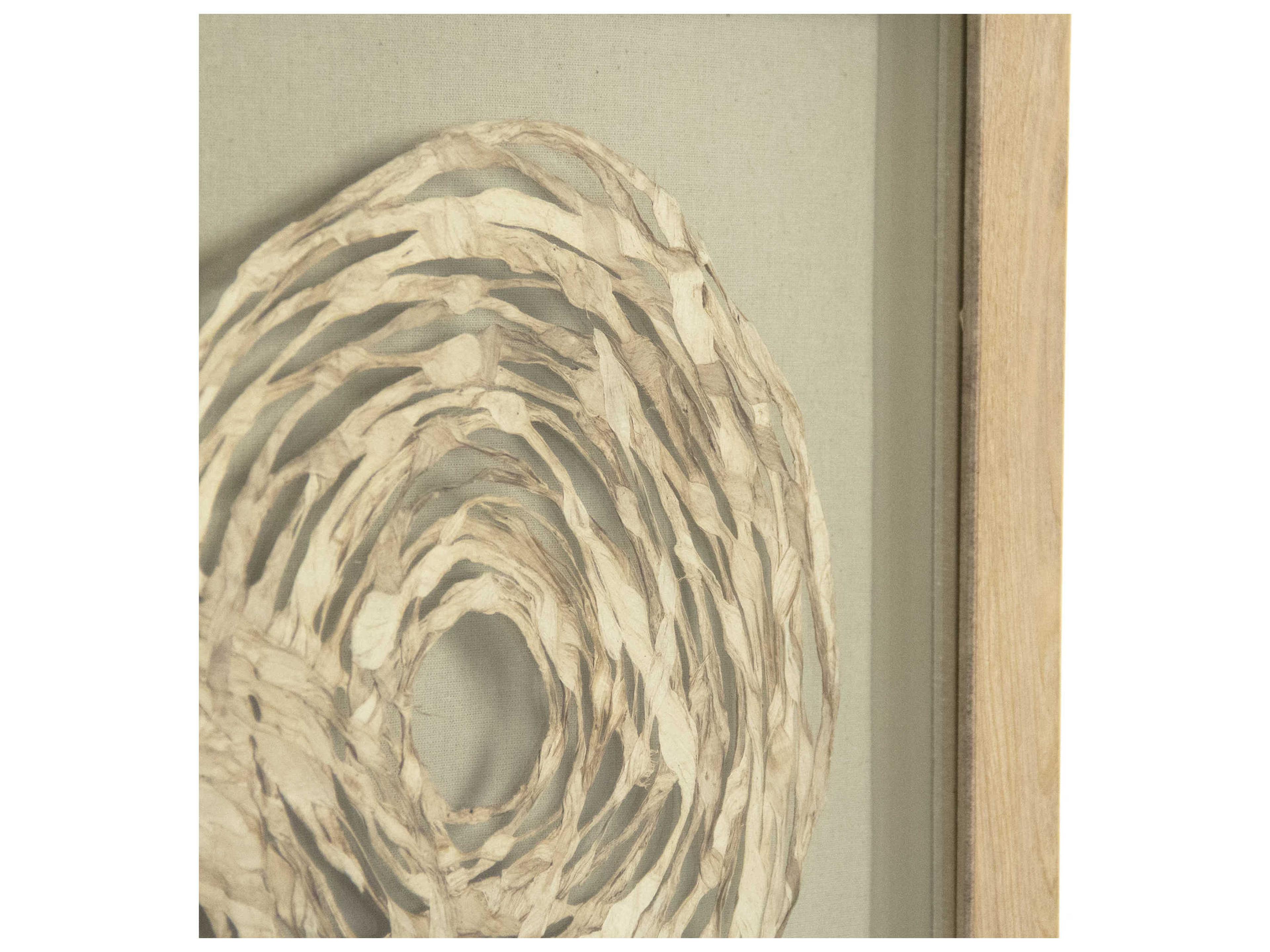 Zentique Overlapping Circle Abstract Paper Shadow Box