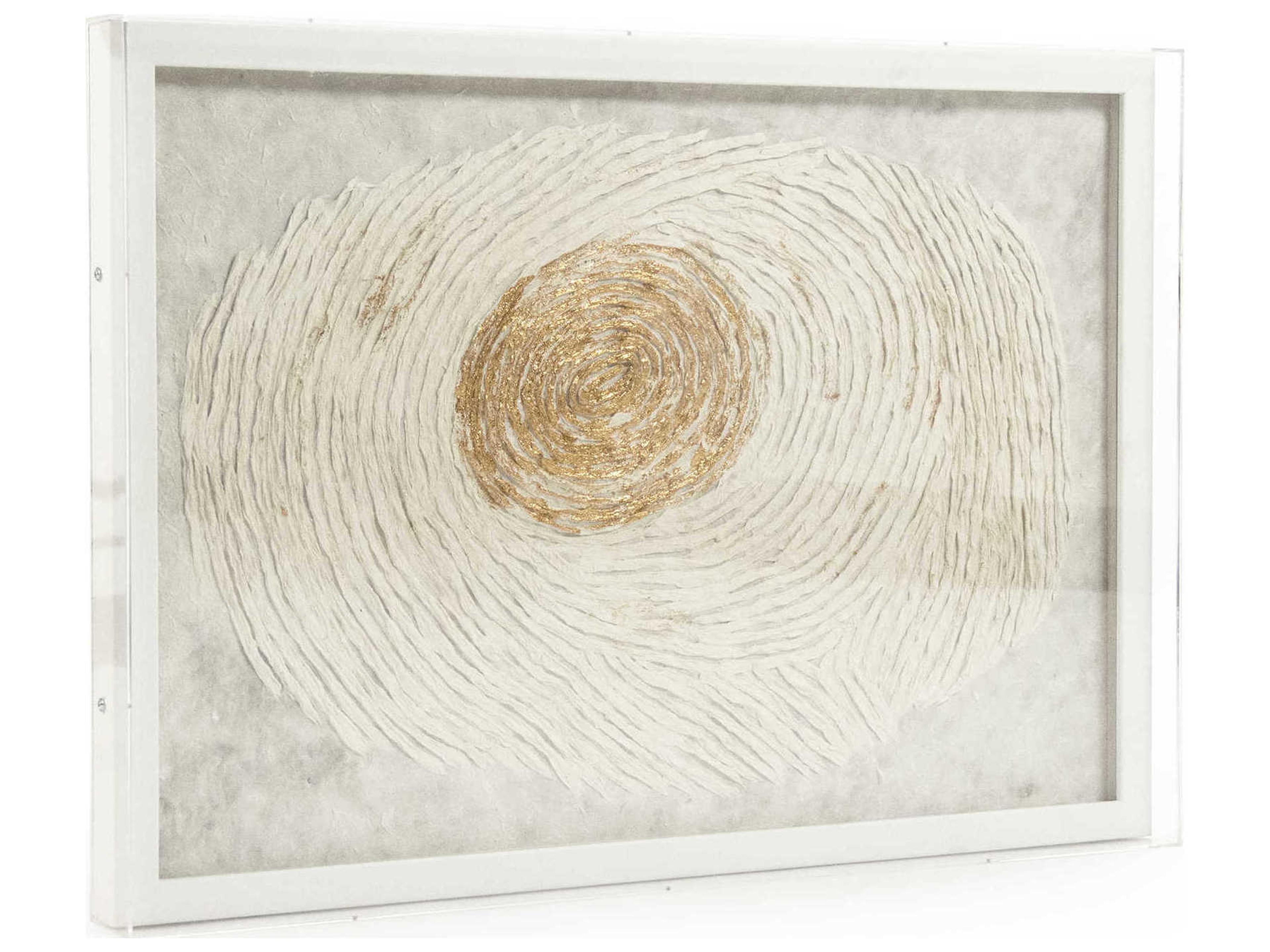 Zentique Abstract Fingerprint Shadow Box