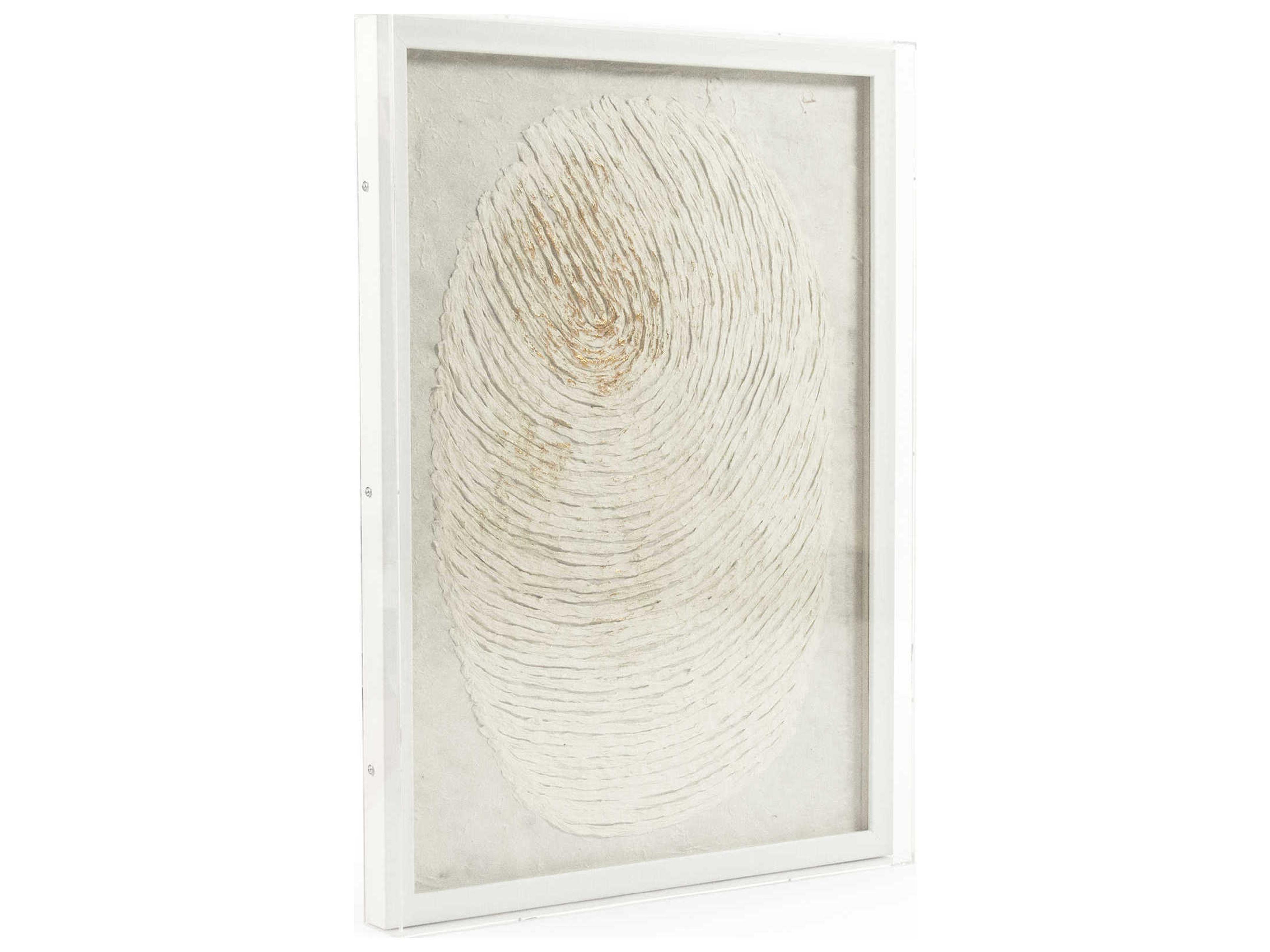 Zentique Abstract Fingerprint Shadow Box