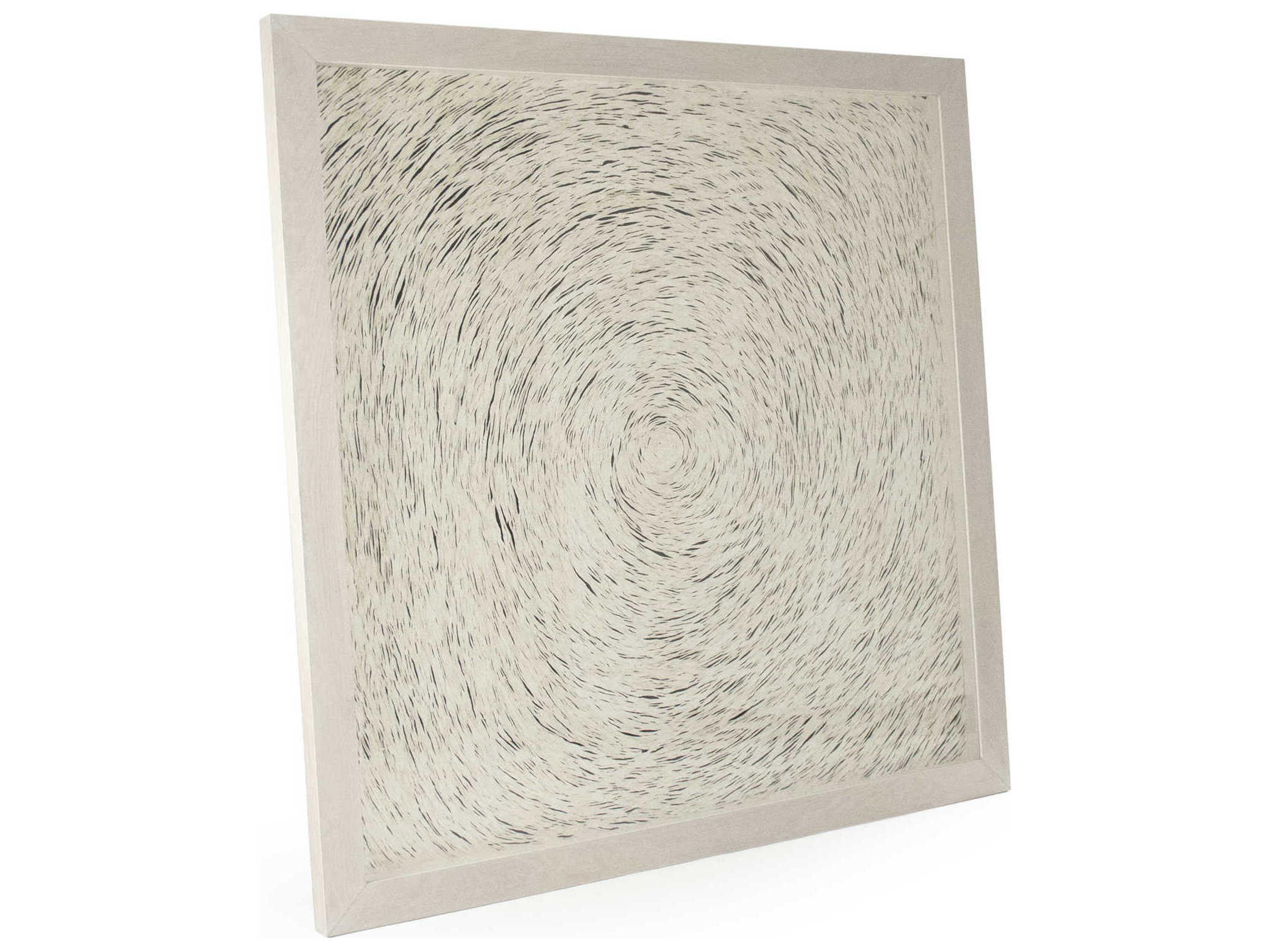 Zentique Spiral Abstract Paper Shadow Box