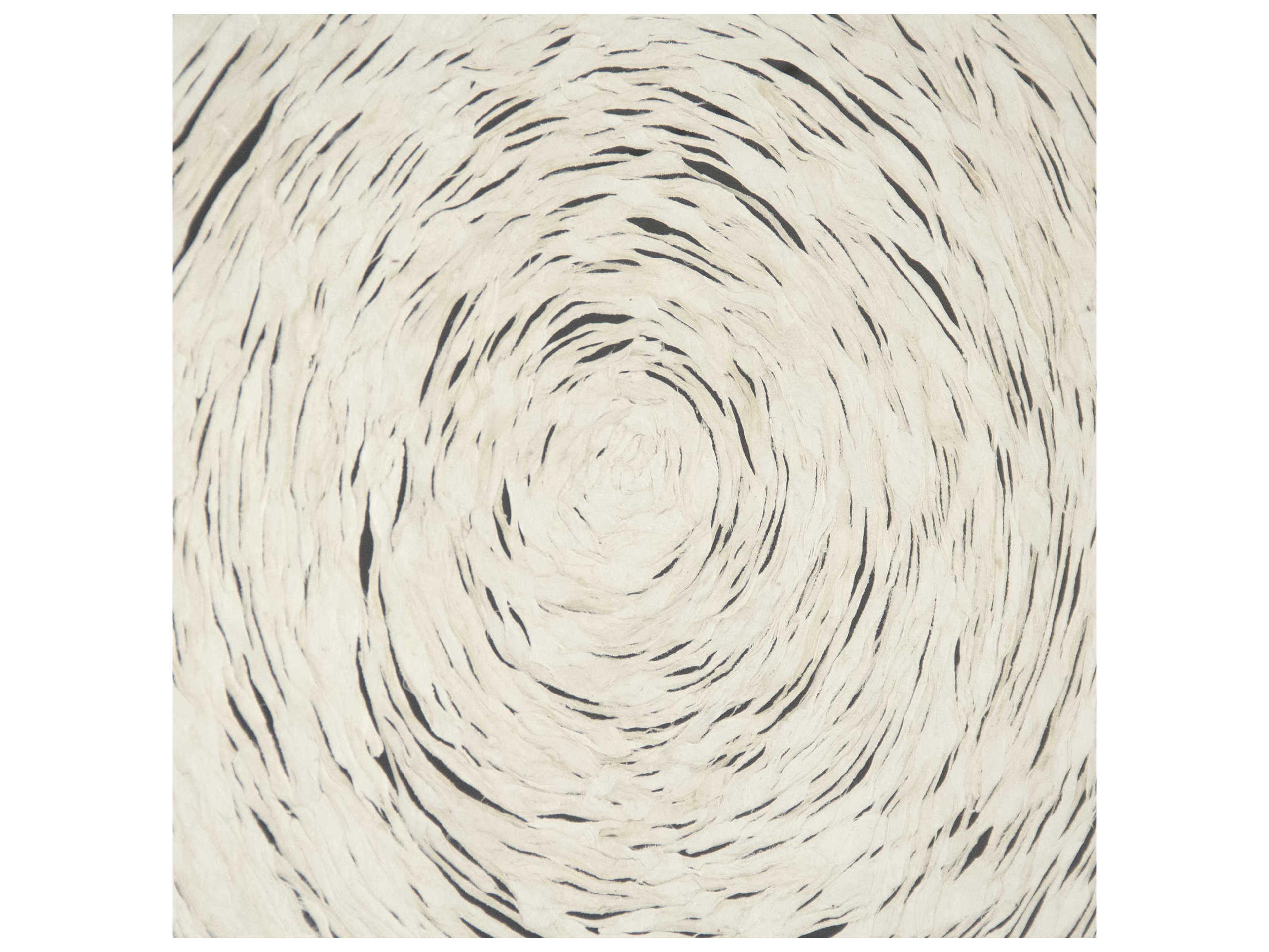 Zentique Spiral Abstract Paper Shadow Box