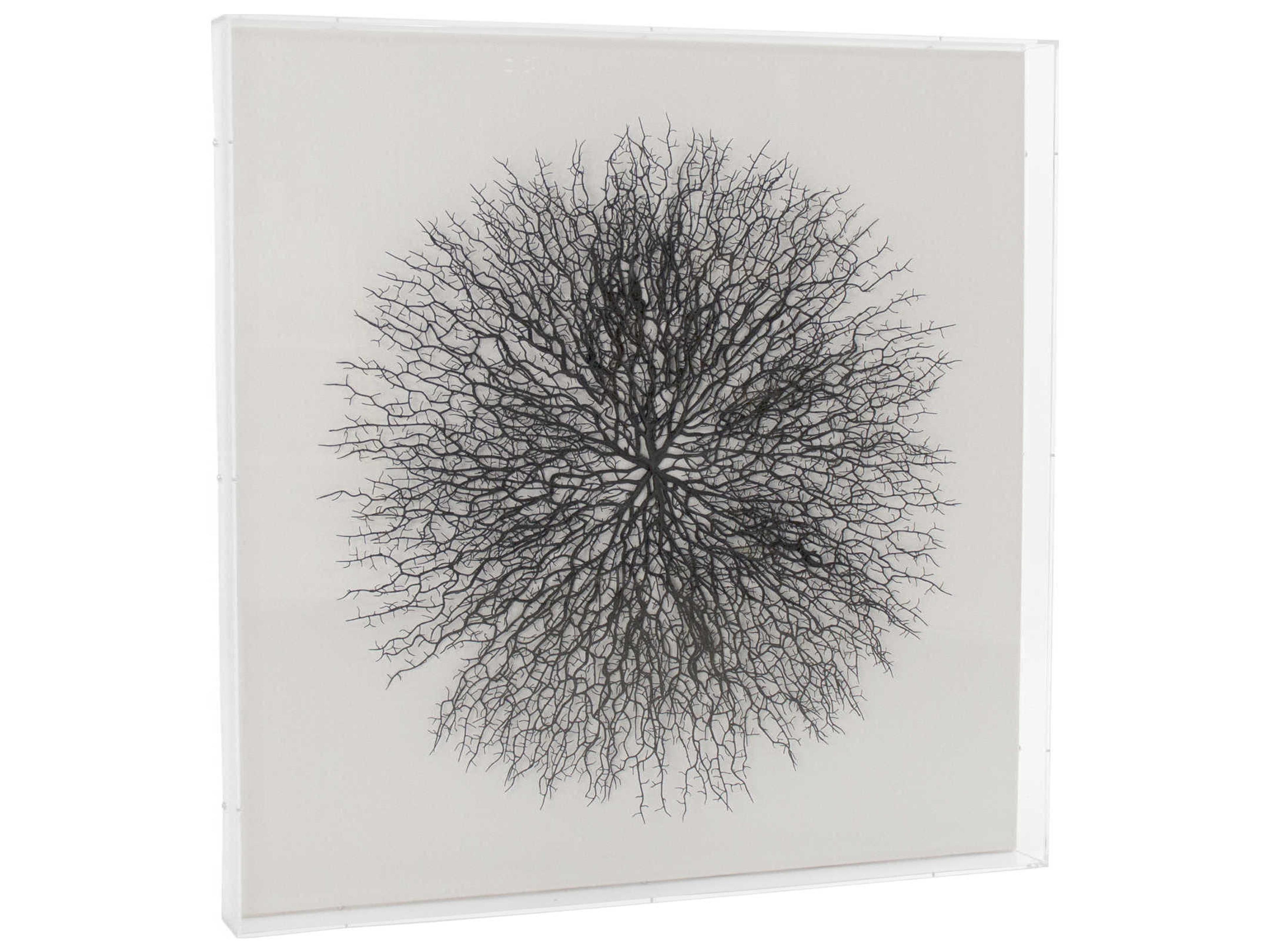 Zentique Abstract Black Branches Shadow Box