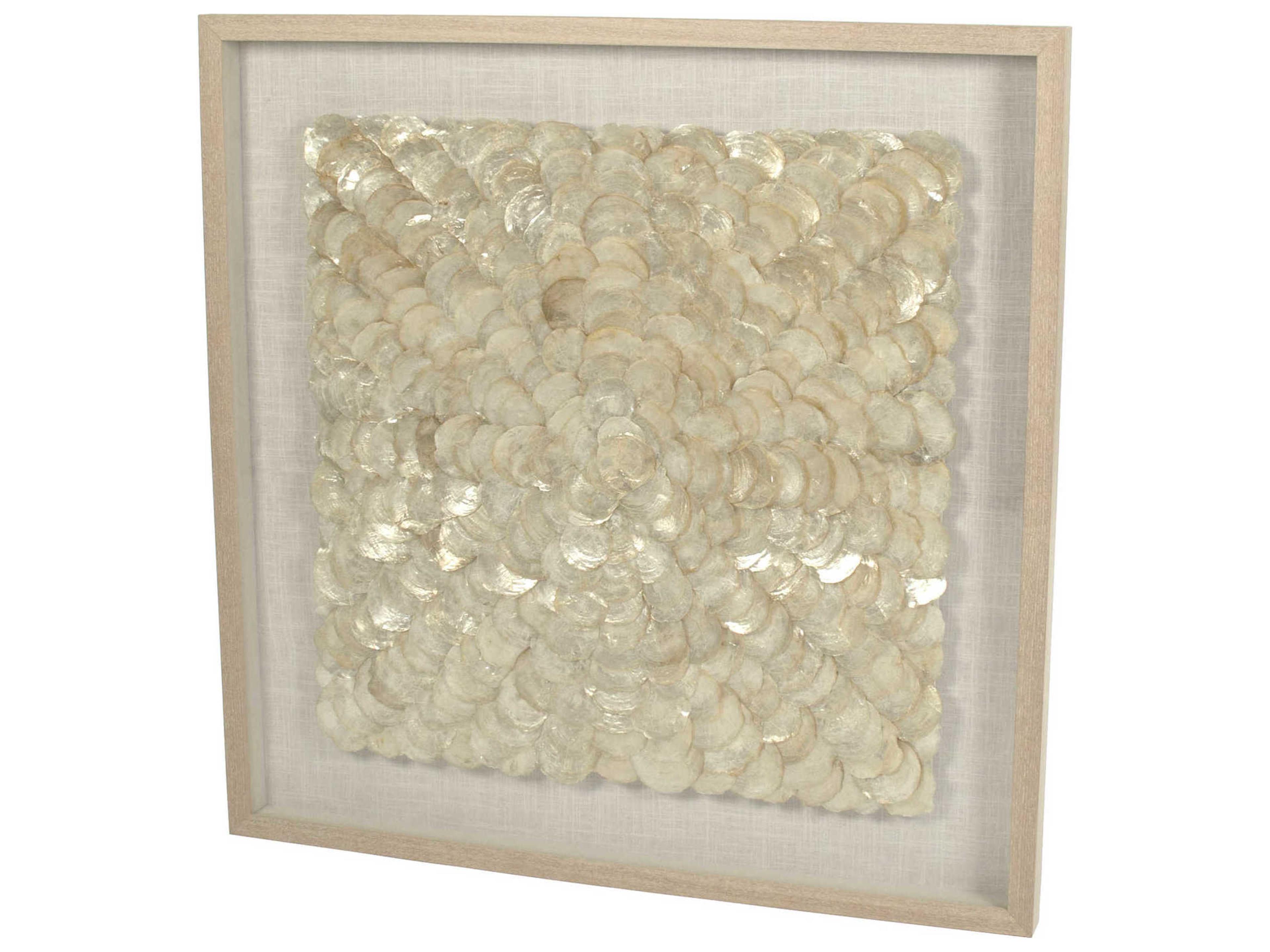 Zentique Square Mother of Pearl Shadow Box