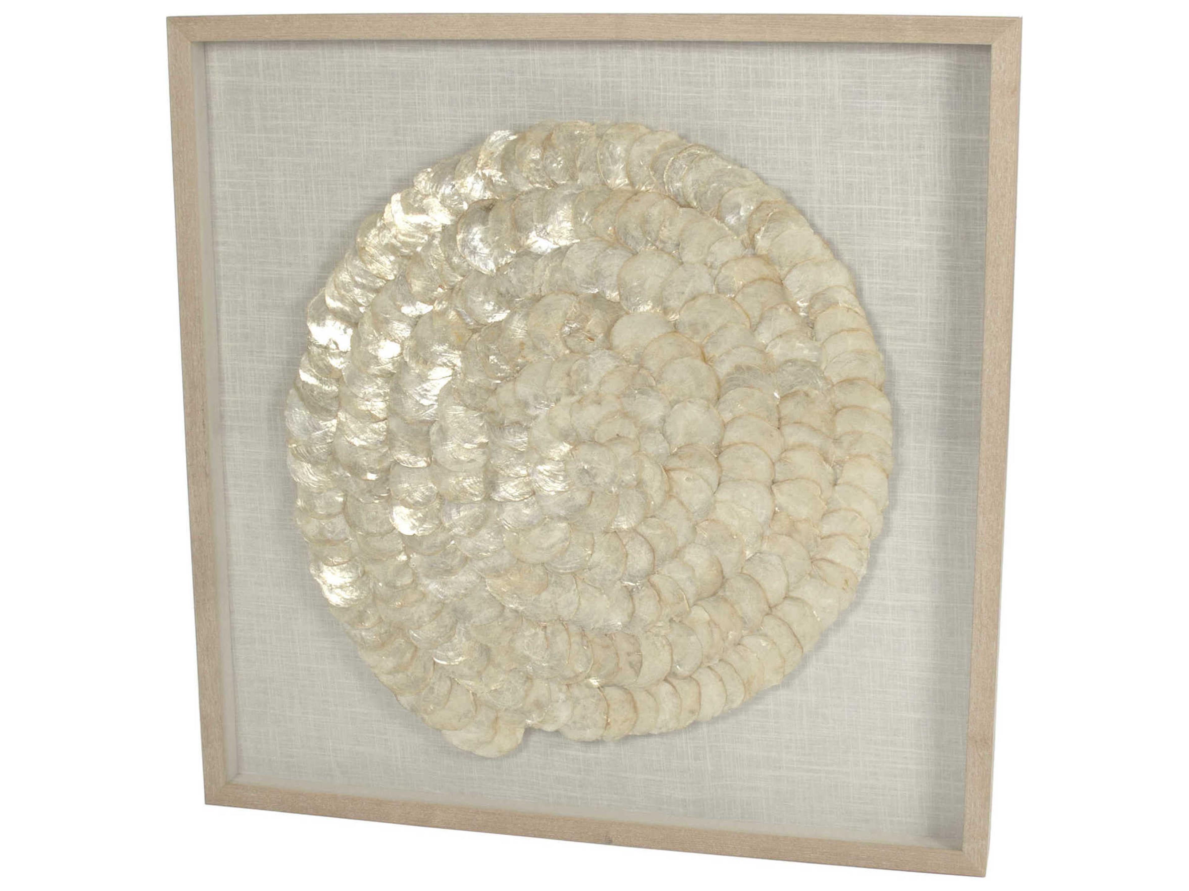 Zentique Spiral Mother of Pearl Shadow Box
