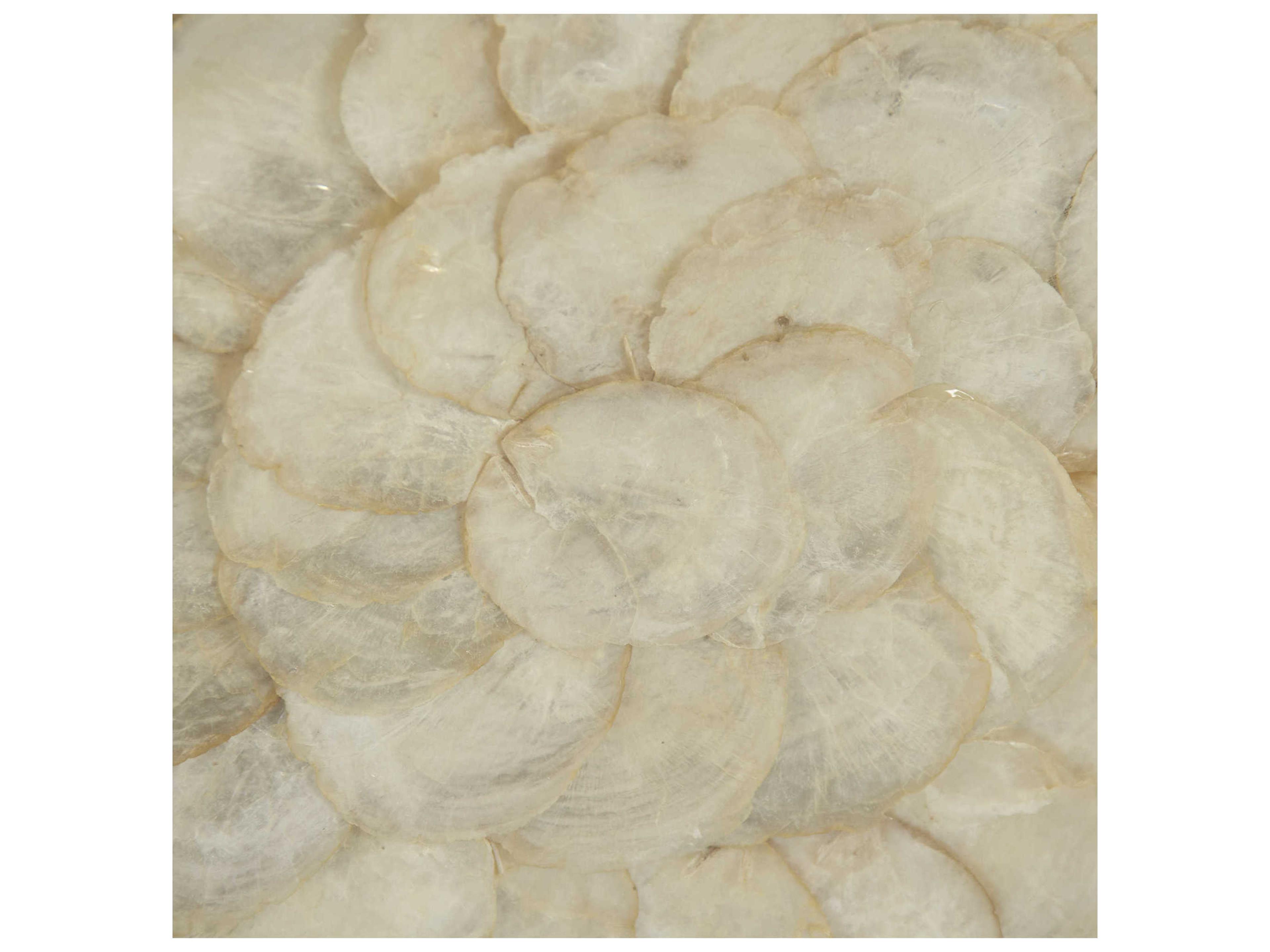 Zentique Spiral Mother of Pearl Shadow Box