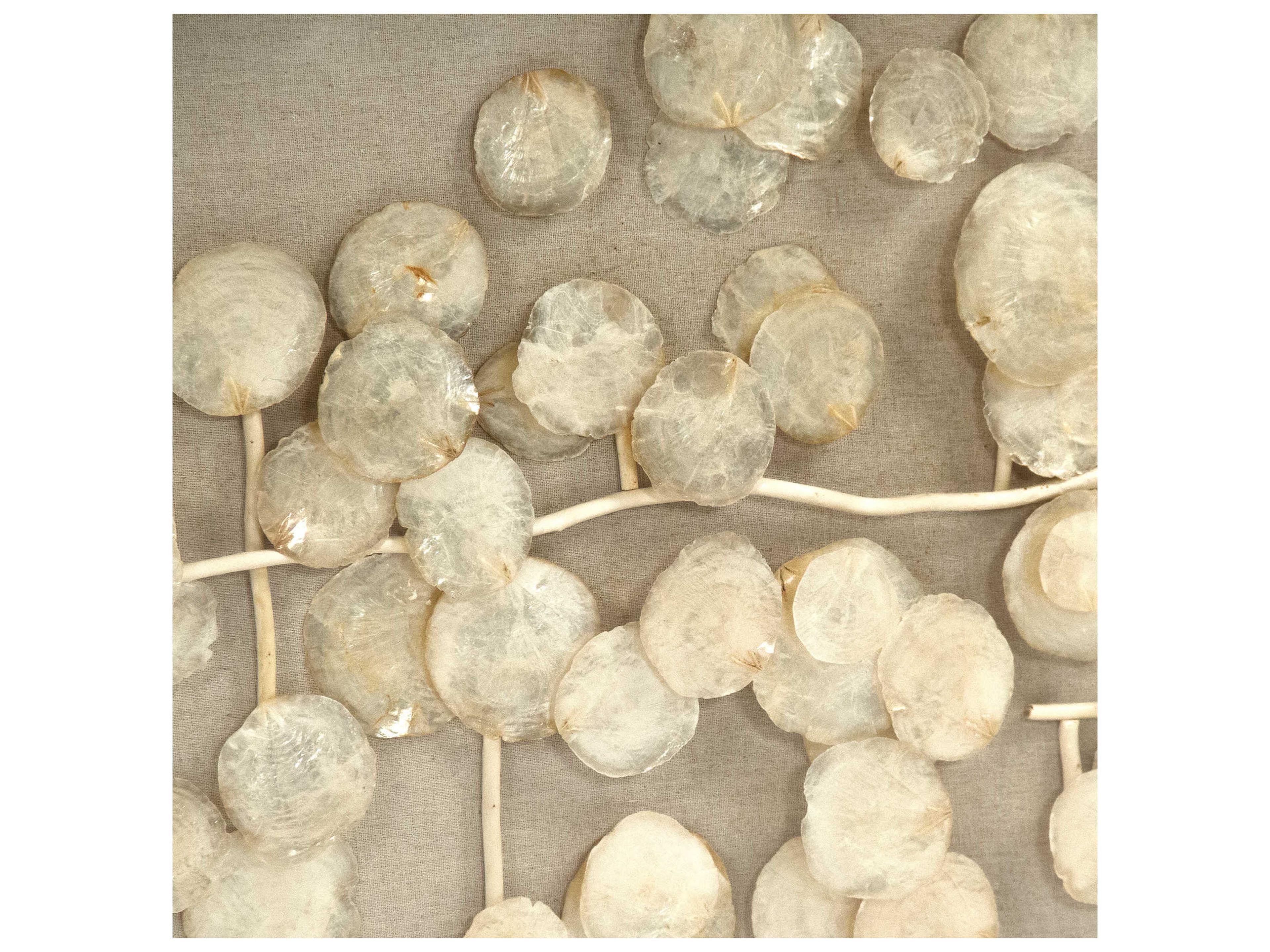 Zentique Abstract Mother of Pearl Shadow Box