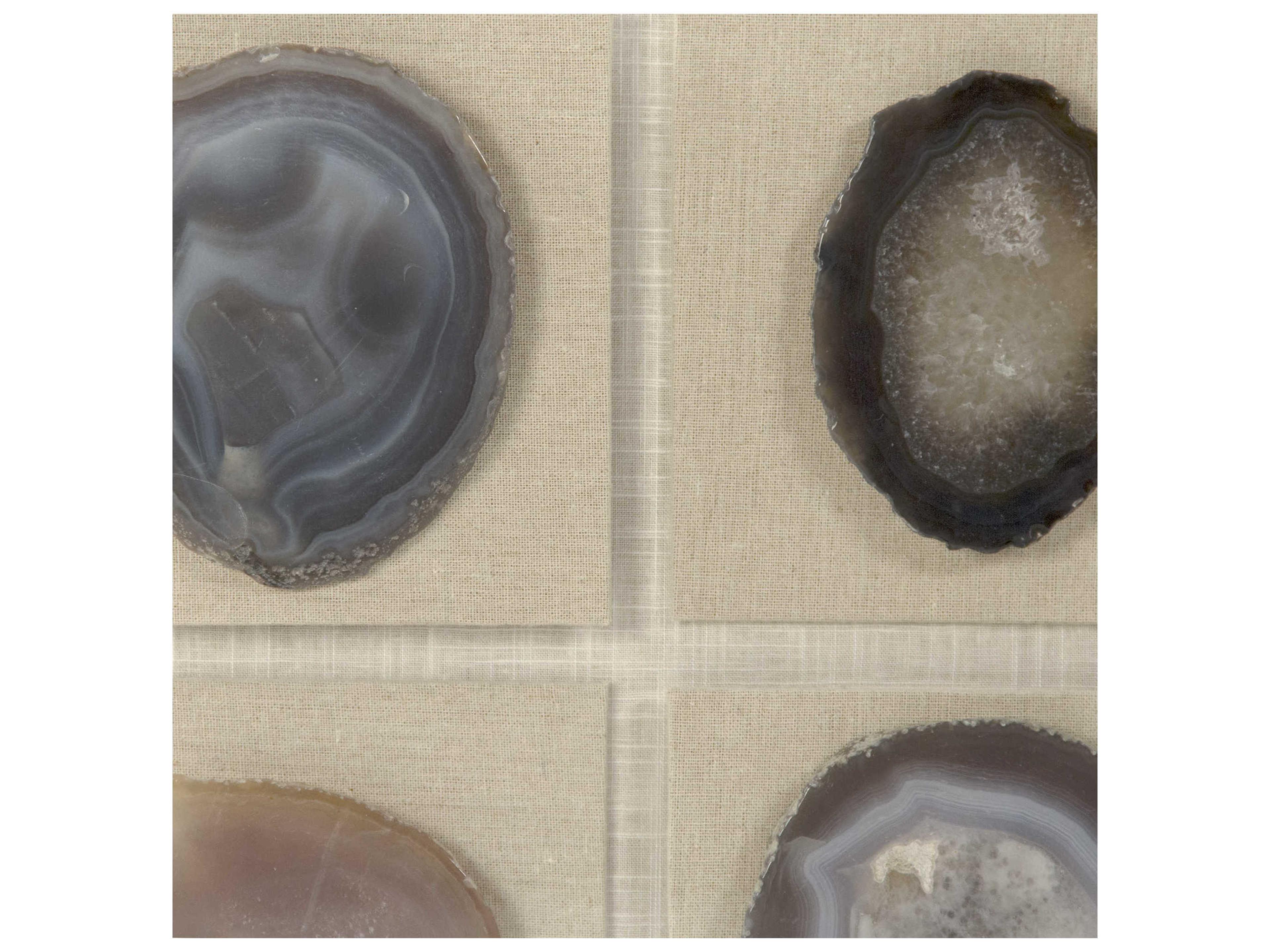 Zentique Purple Stone Shadow Box