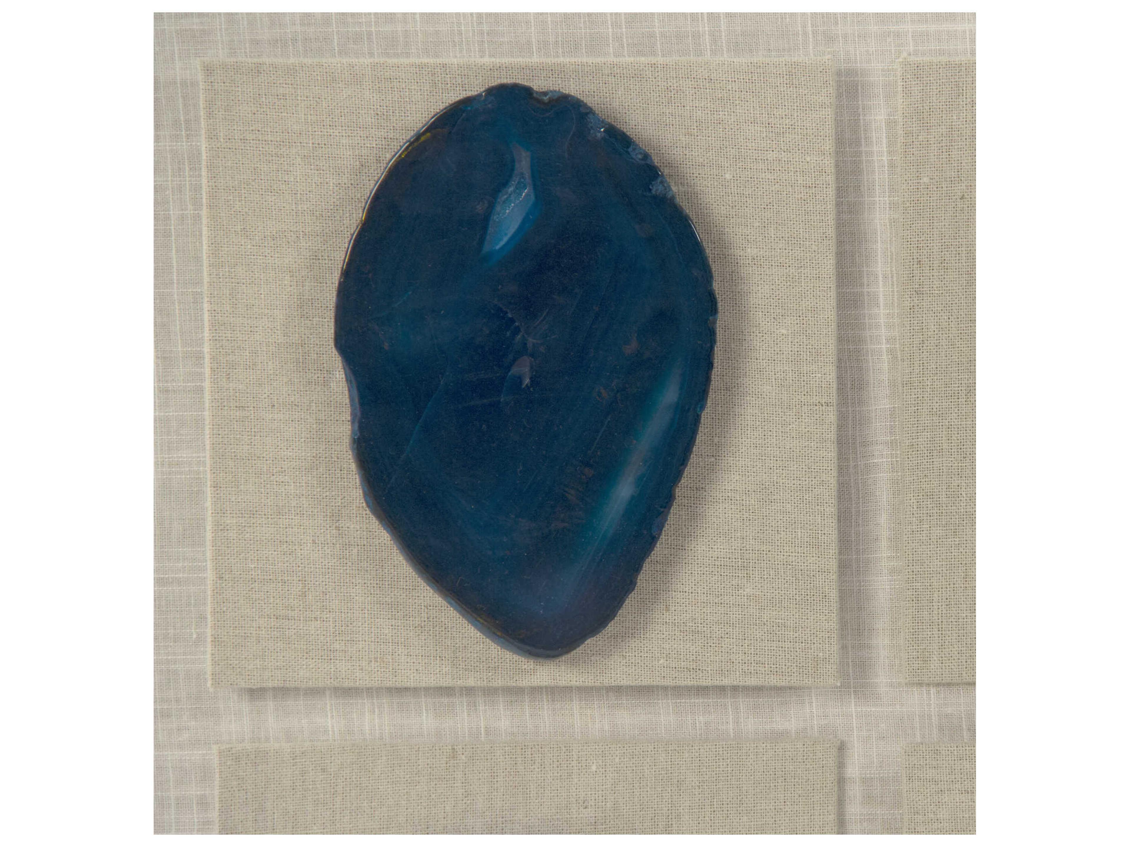 Zentique Blue Stone Shadow Box
