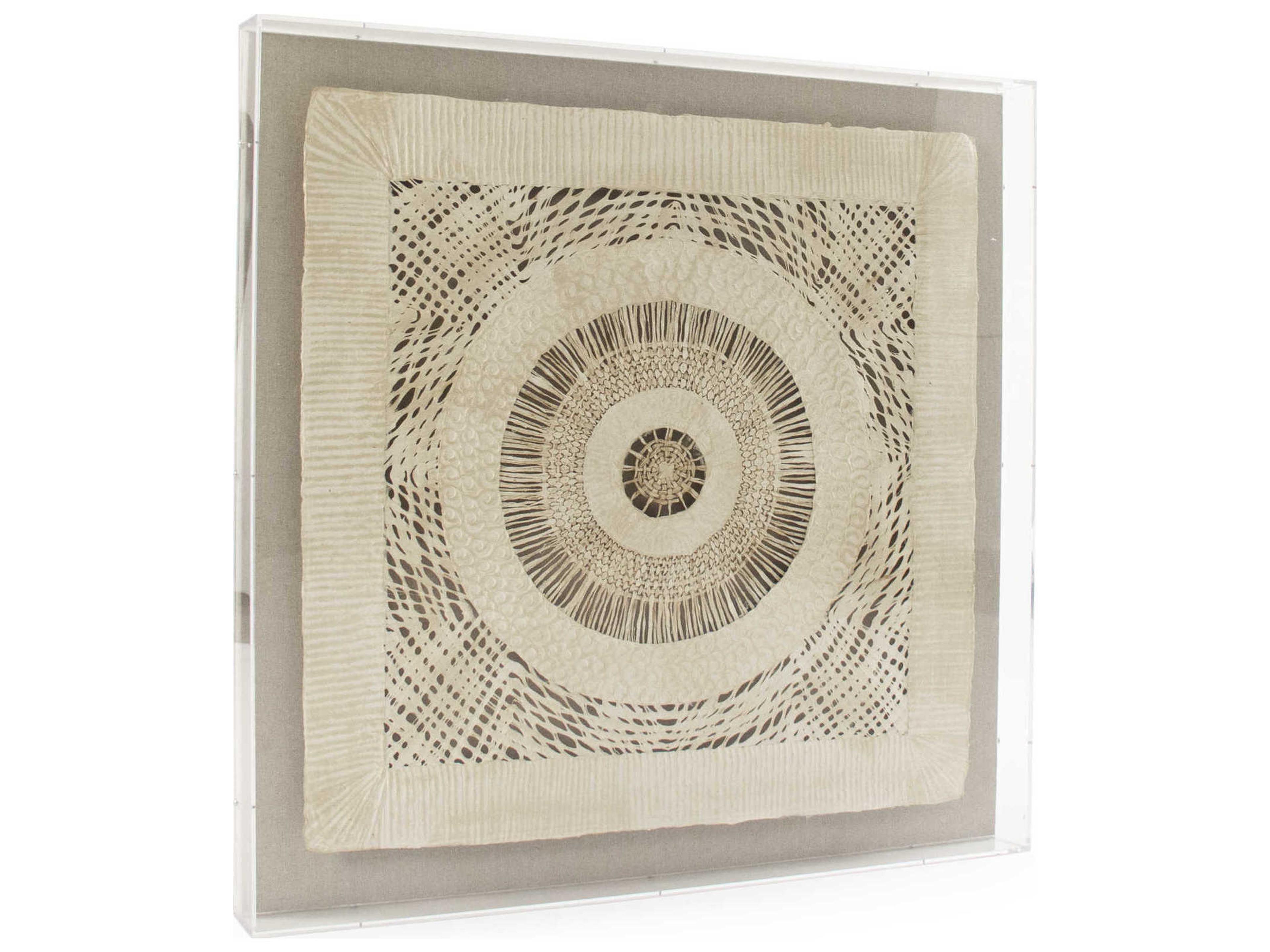 Zentique Abstract Paper Shadow Box