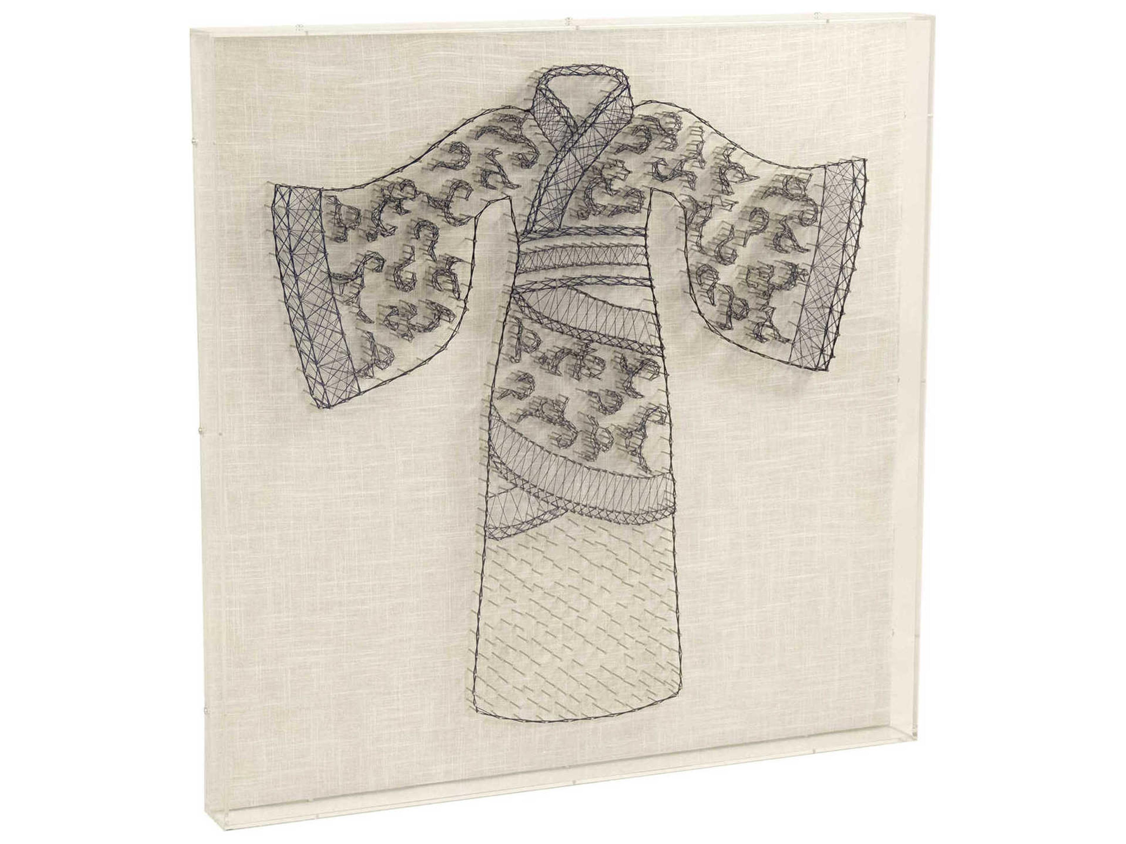 Zentique Kimono String Shadow Box