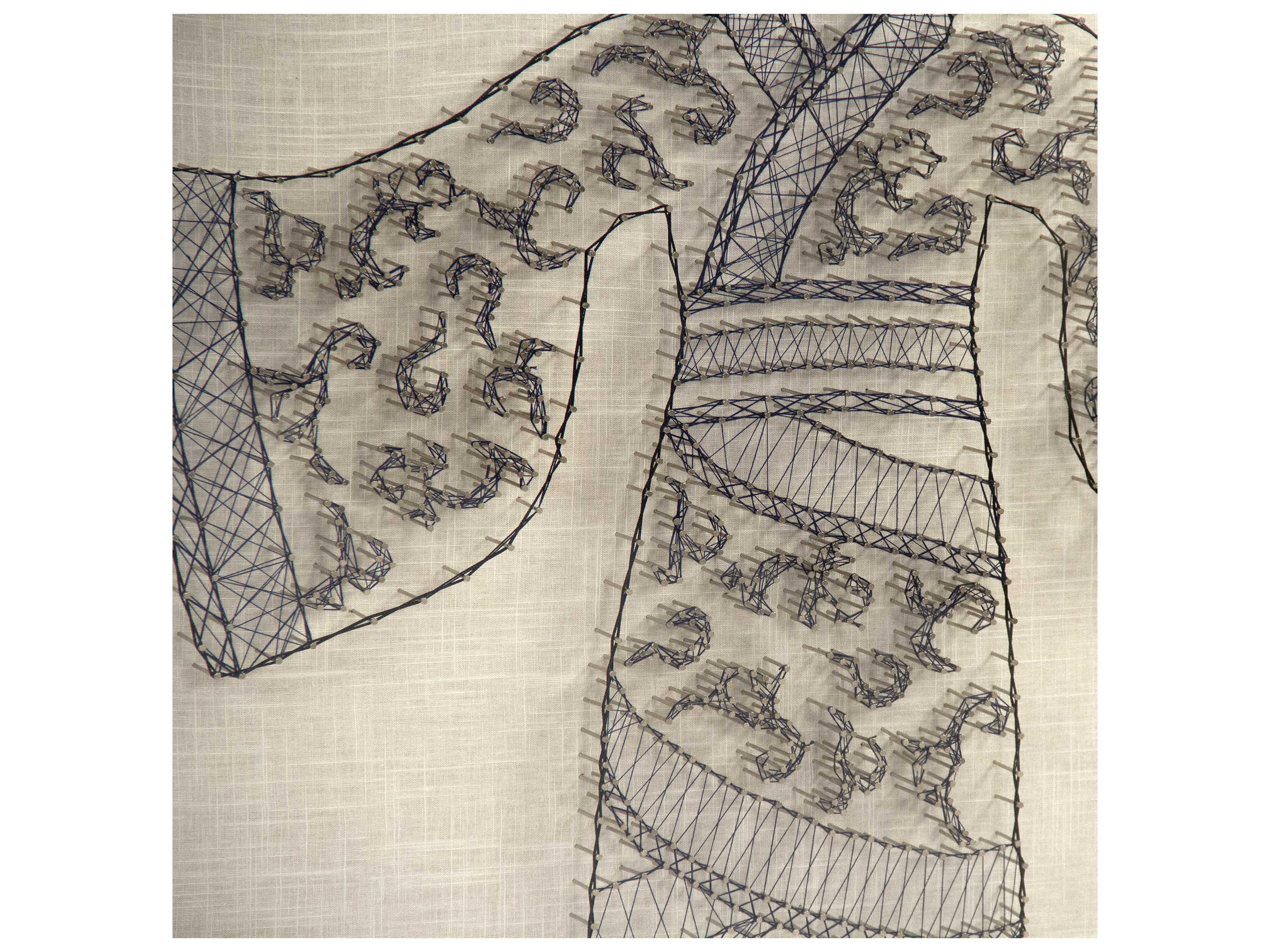 Zentique Kimono String Shadow Box