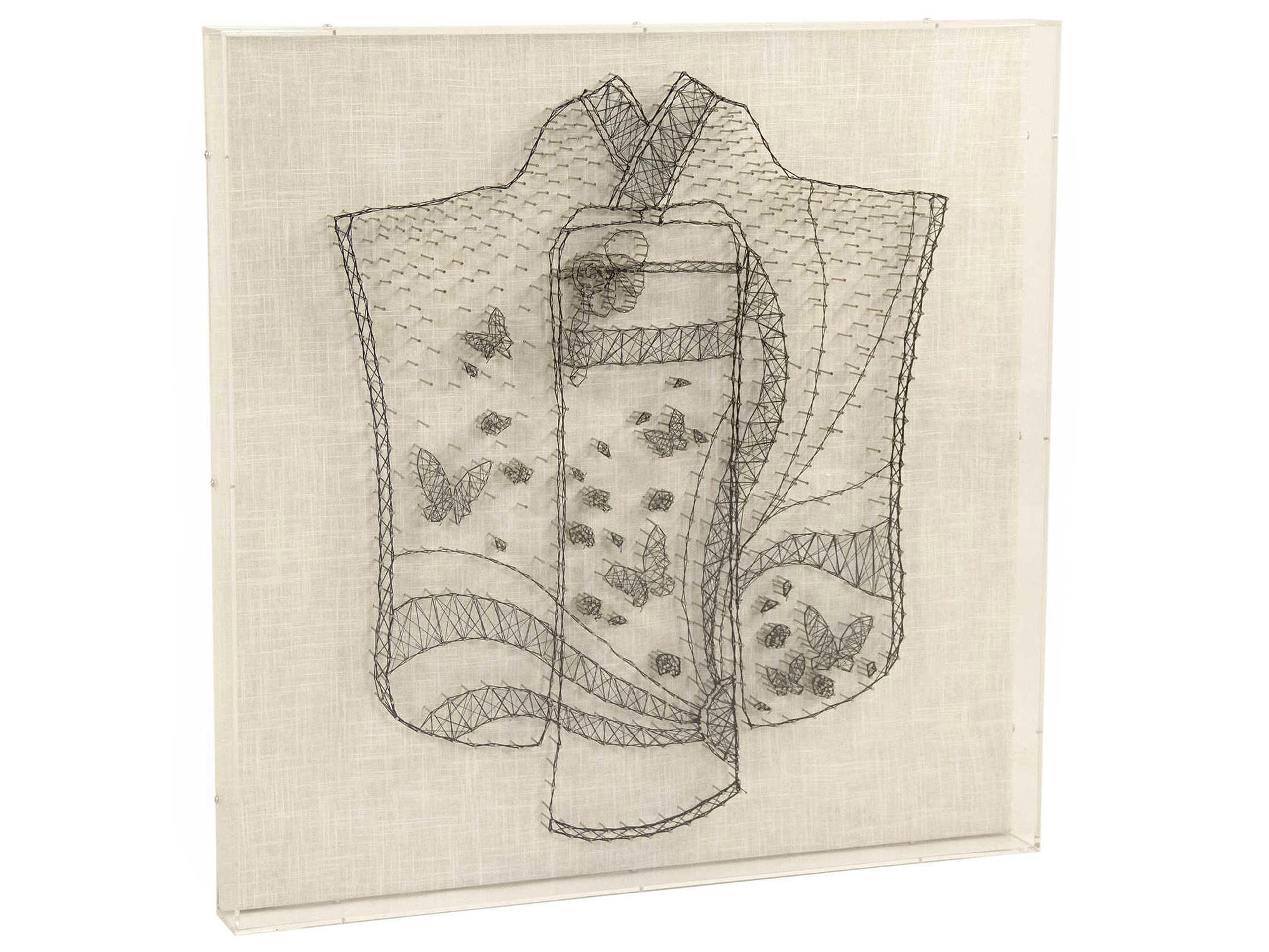 Zentique Kimono String Shadow Box