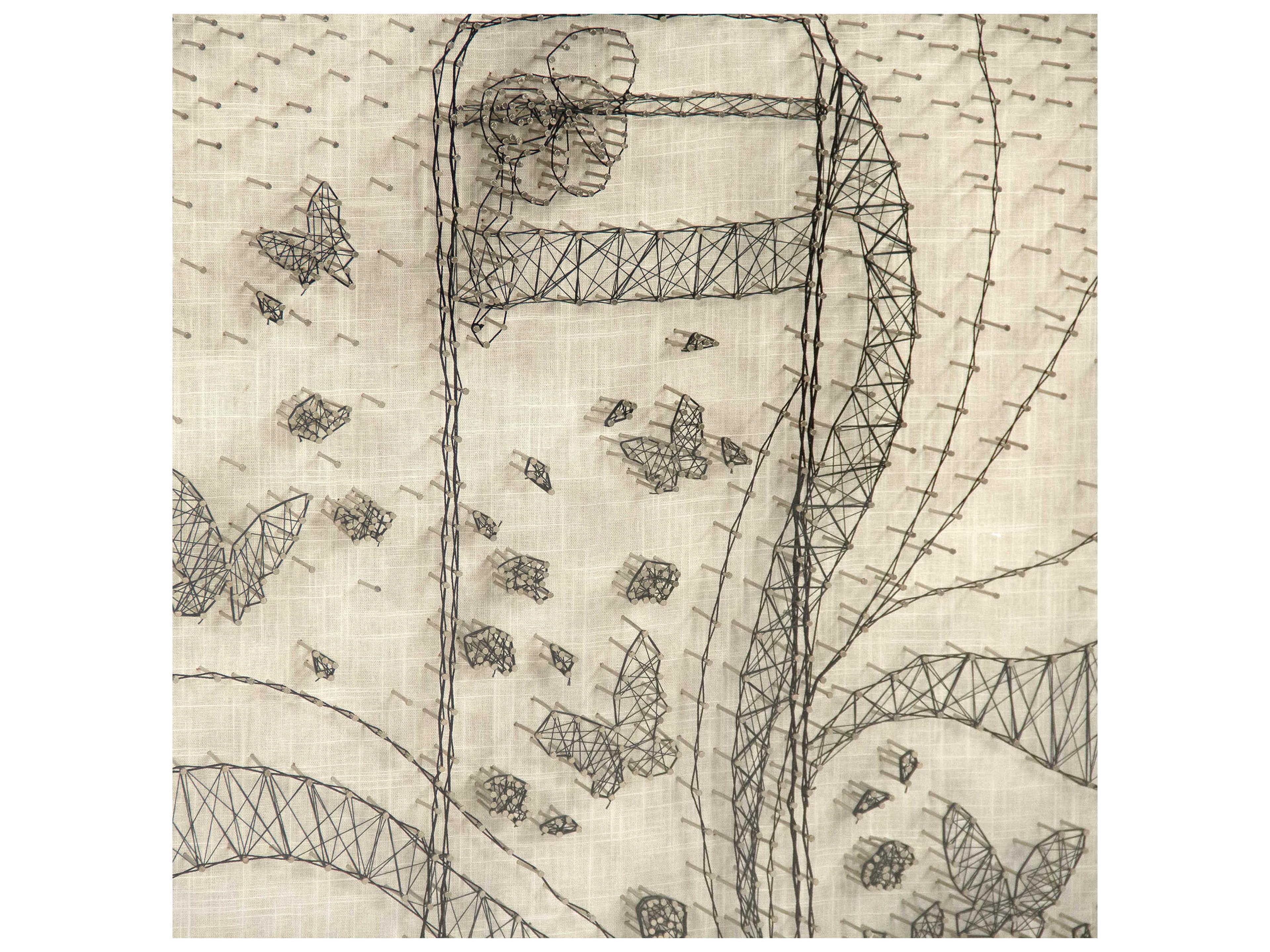 Zentique Kimono String Shadow Box