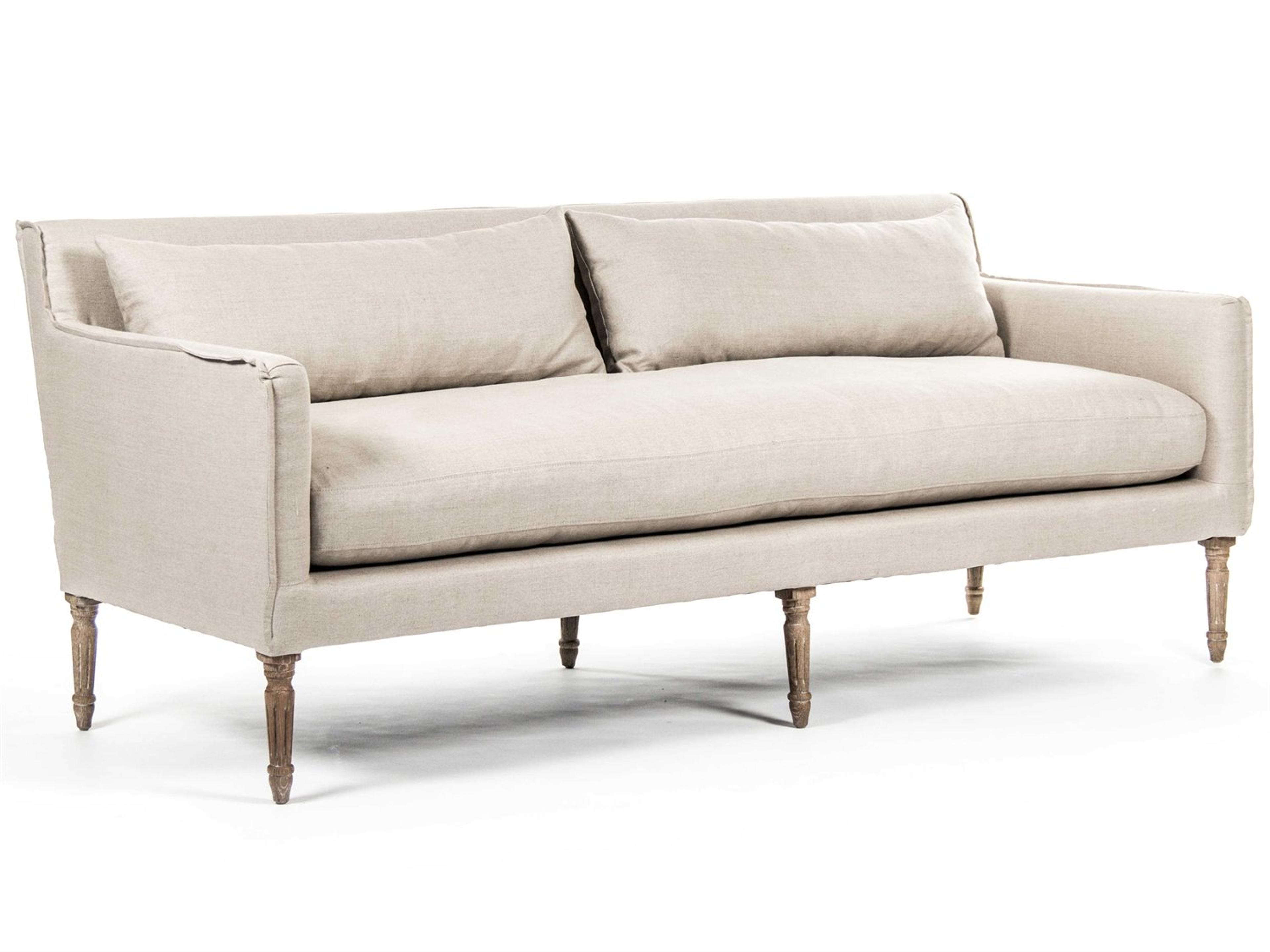 Zentique Beige Upholstered Sofa
