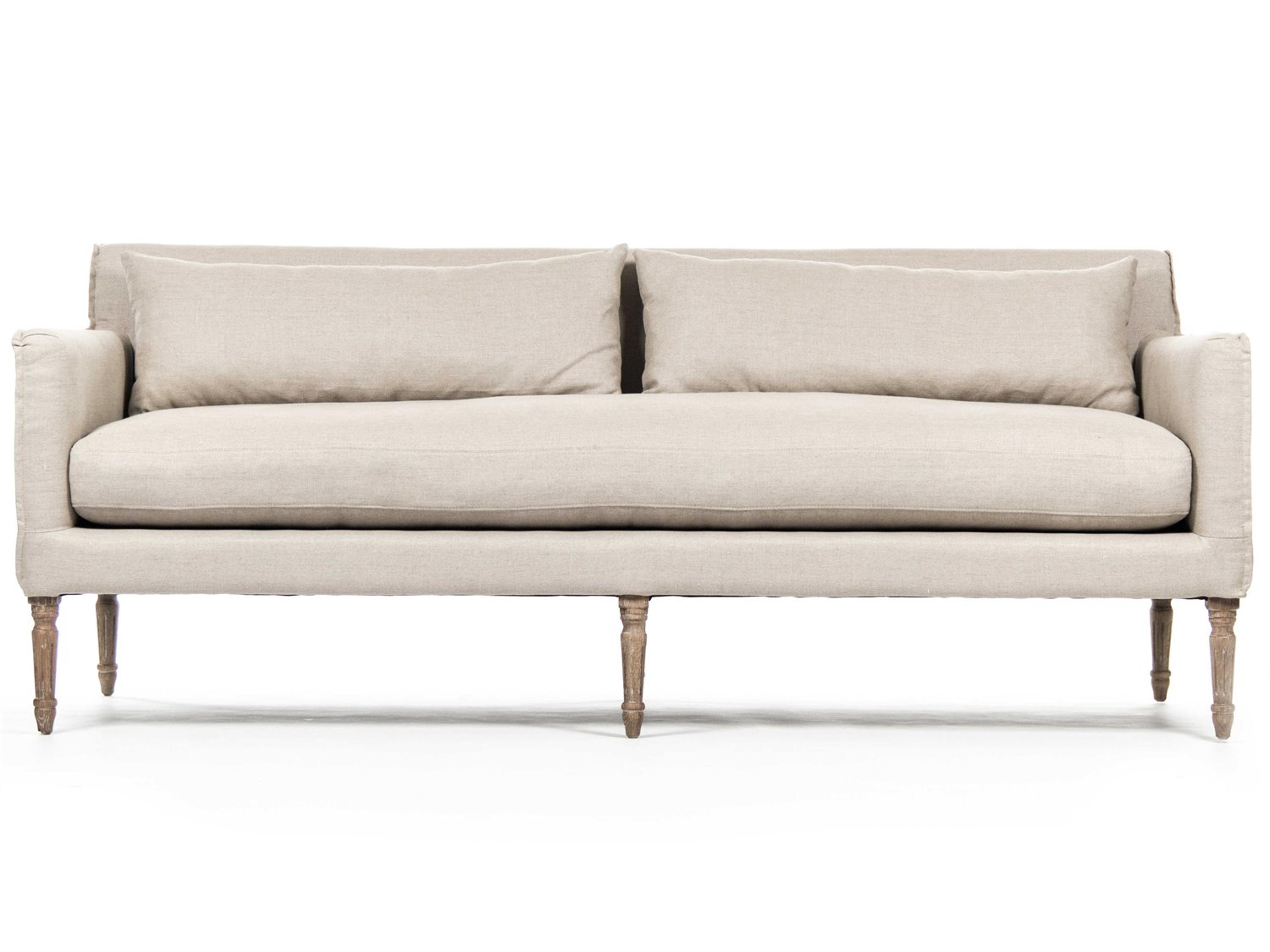 Zentique Beige Upholstered Sofa