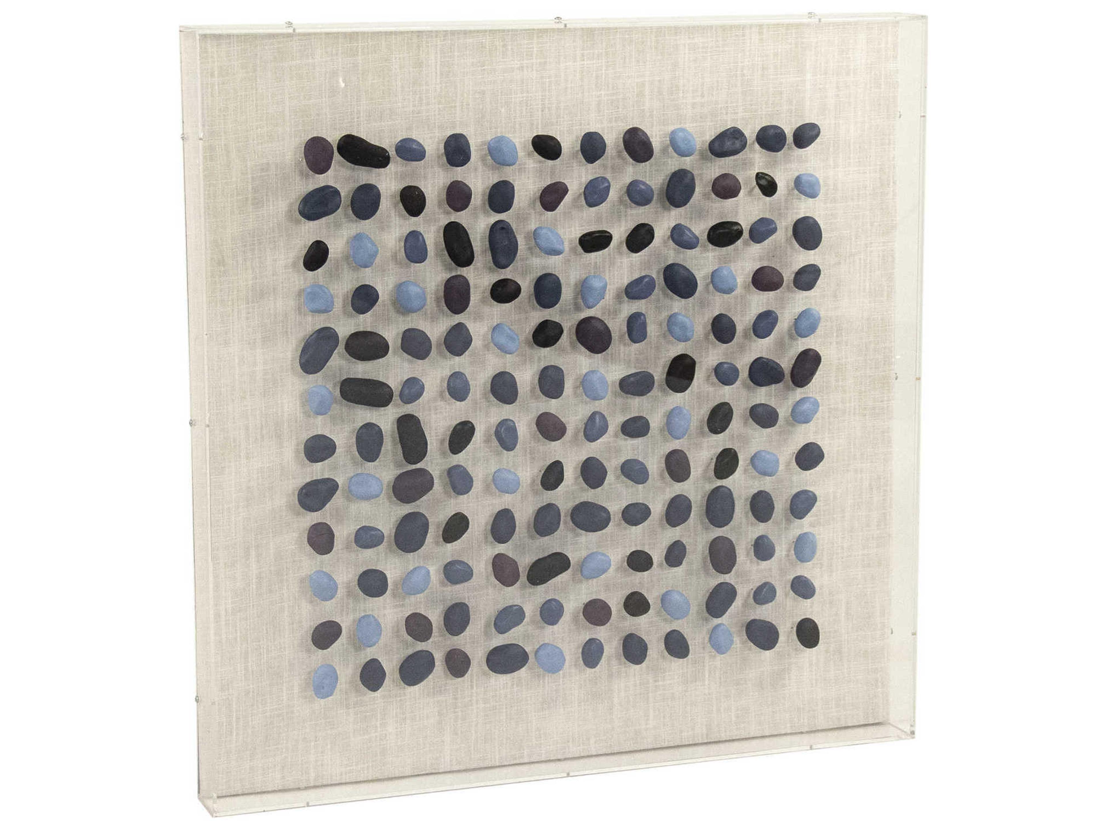 Zentique Blue Stone Shadow Box