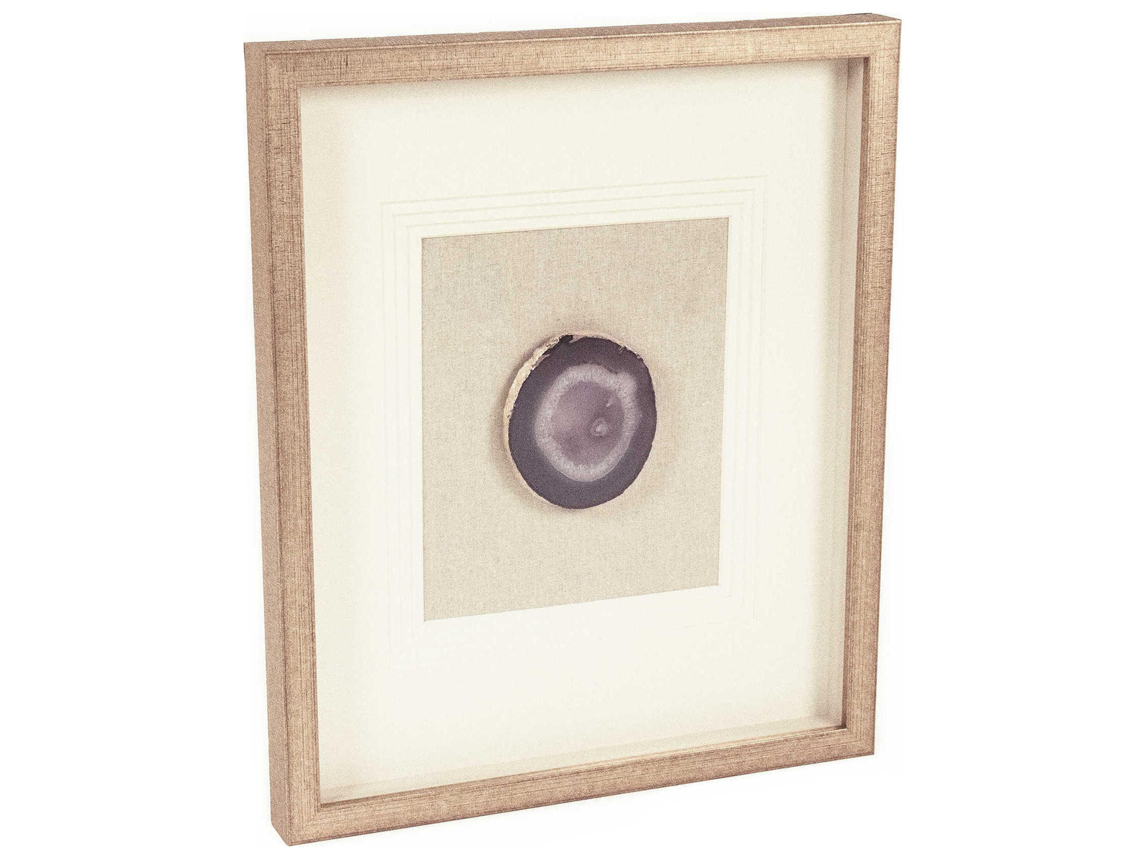 Zentique Purple Geode Shadow Box