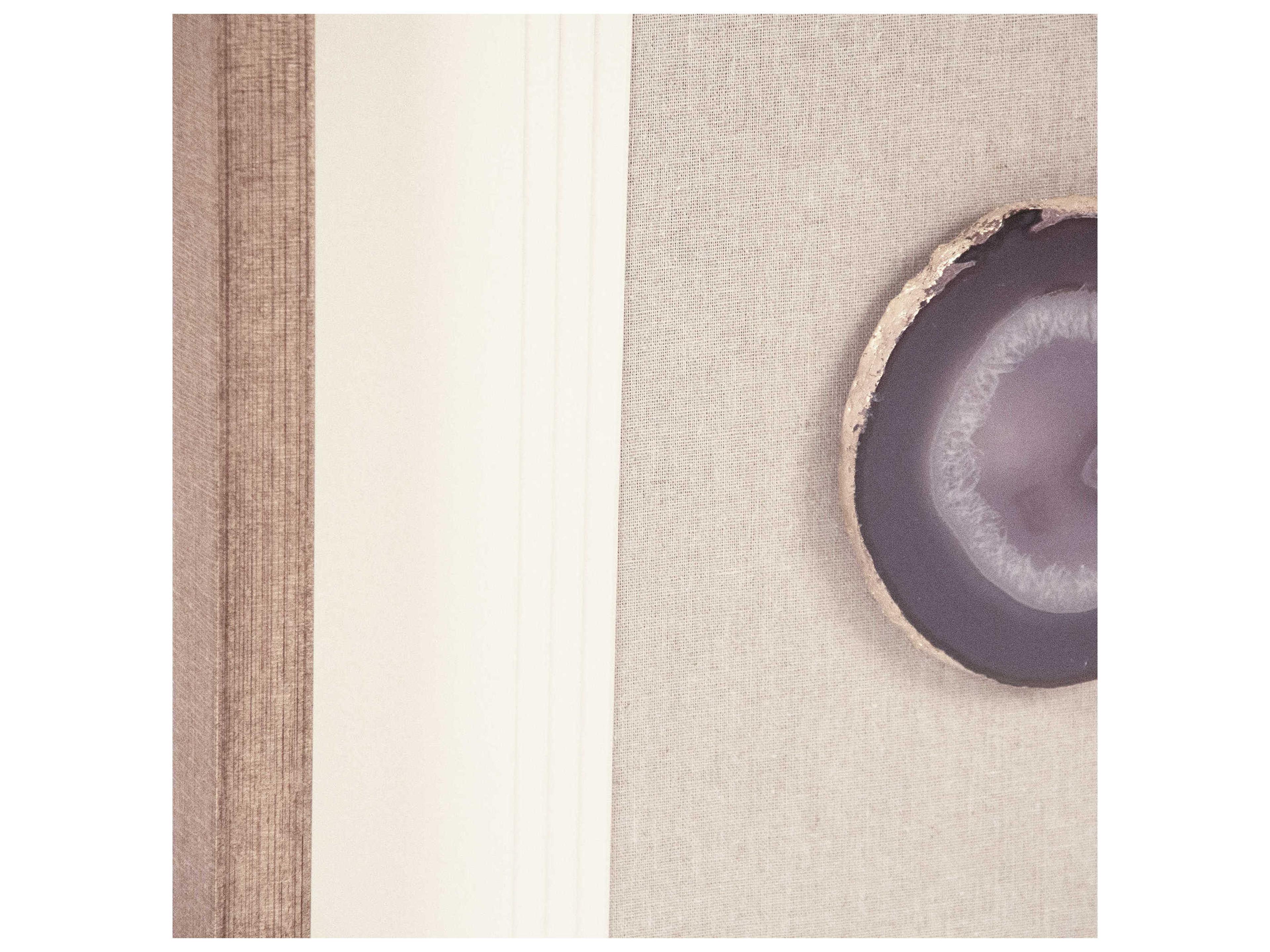 Zentique Purple Geode Shadow Box