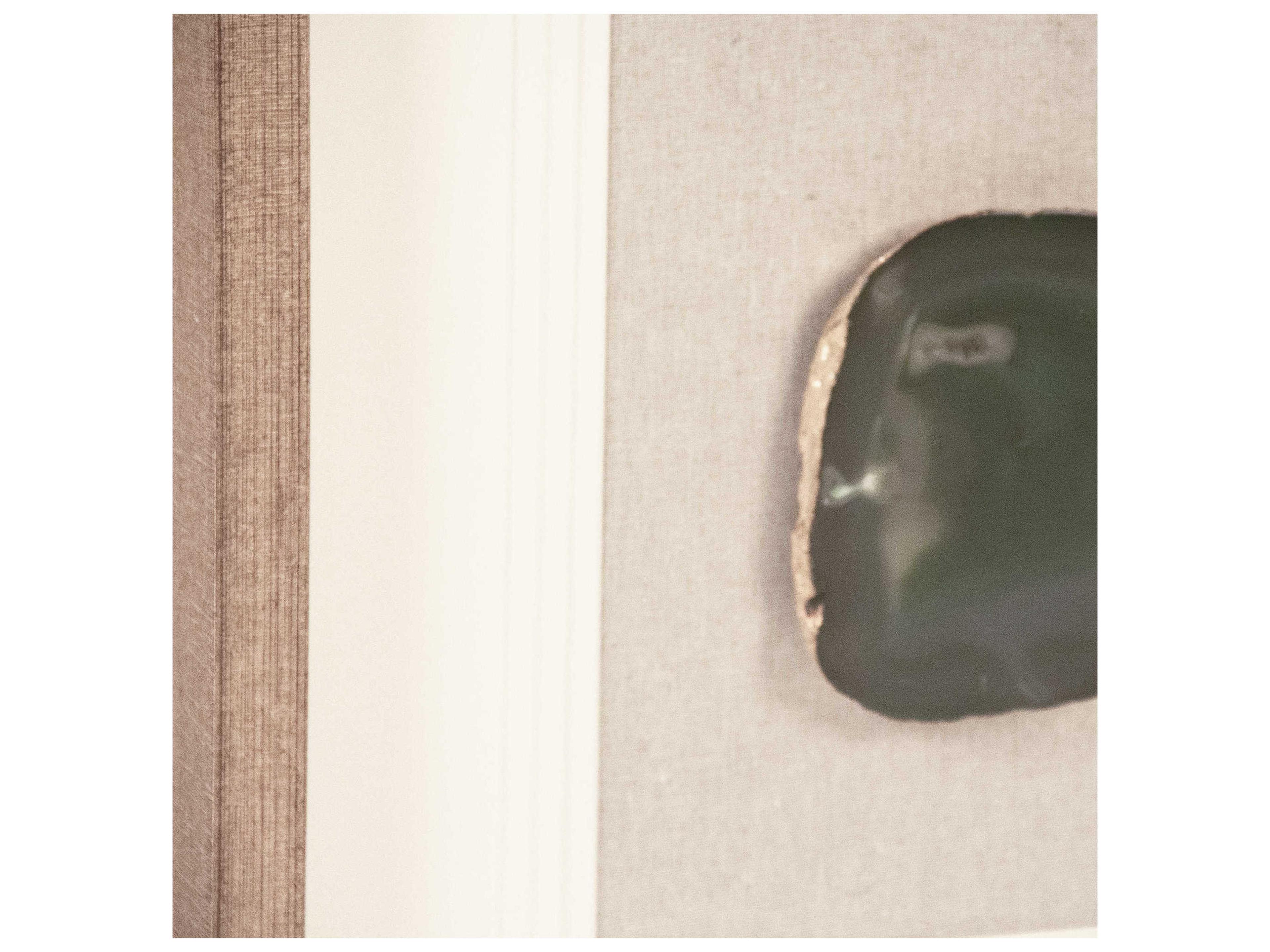 Zentique Green Geode Shadow Box