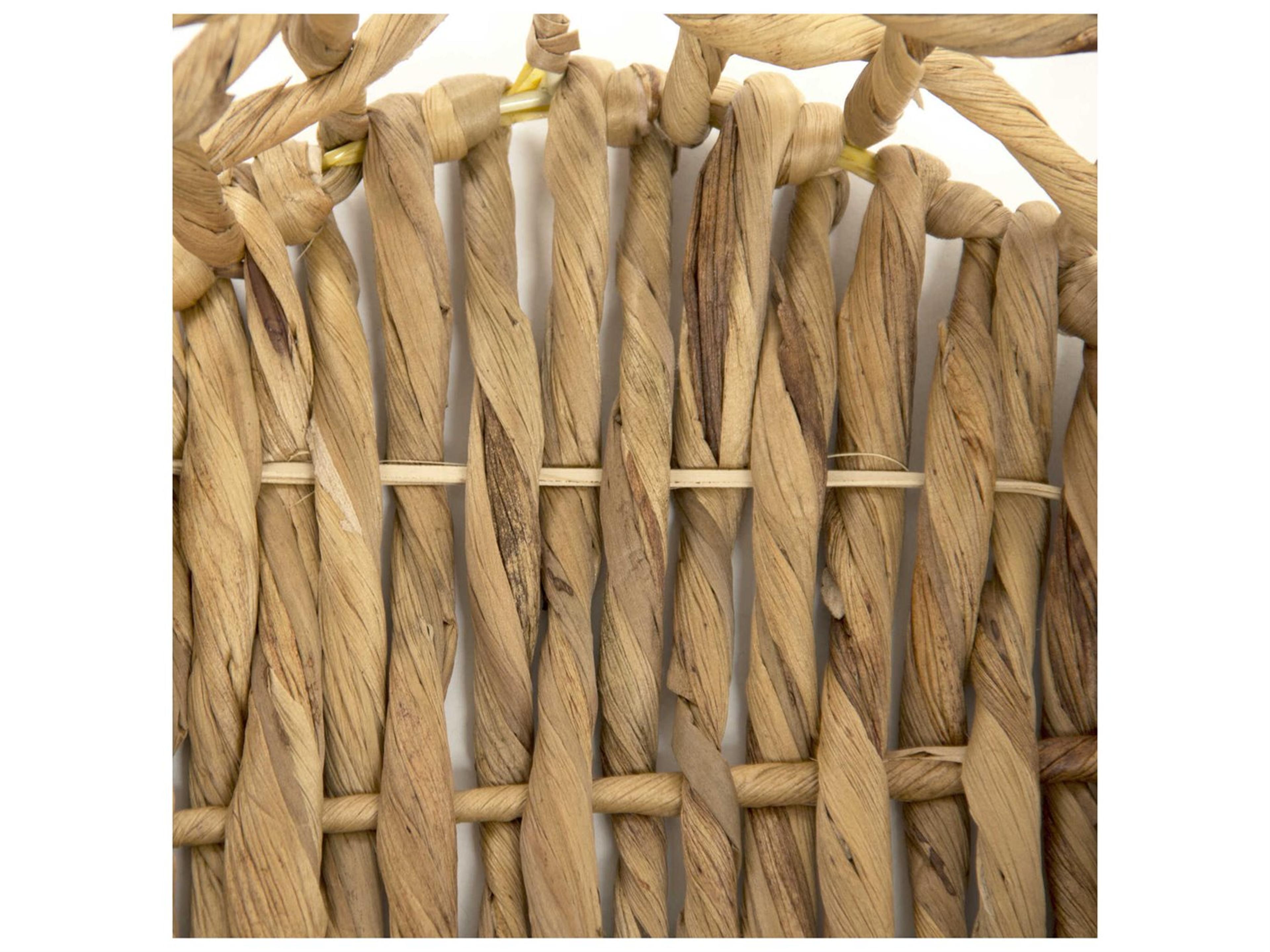 Zentique Water Hyacinth Brown Storage Bin