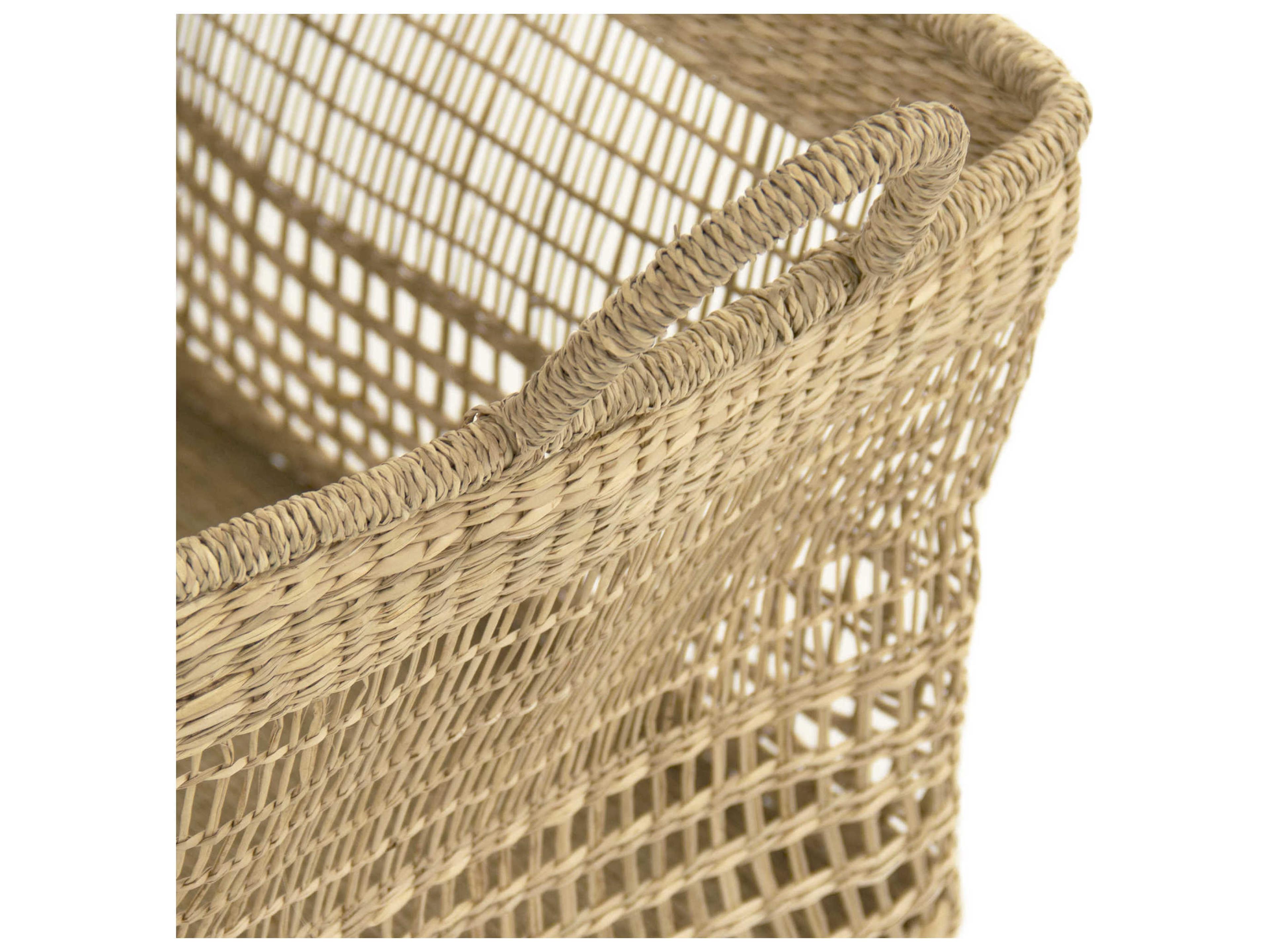 Zentique Brown 19" Woven Basket