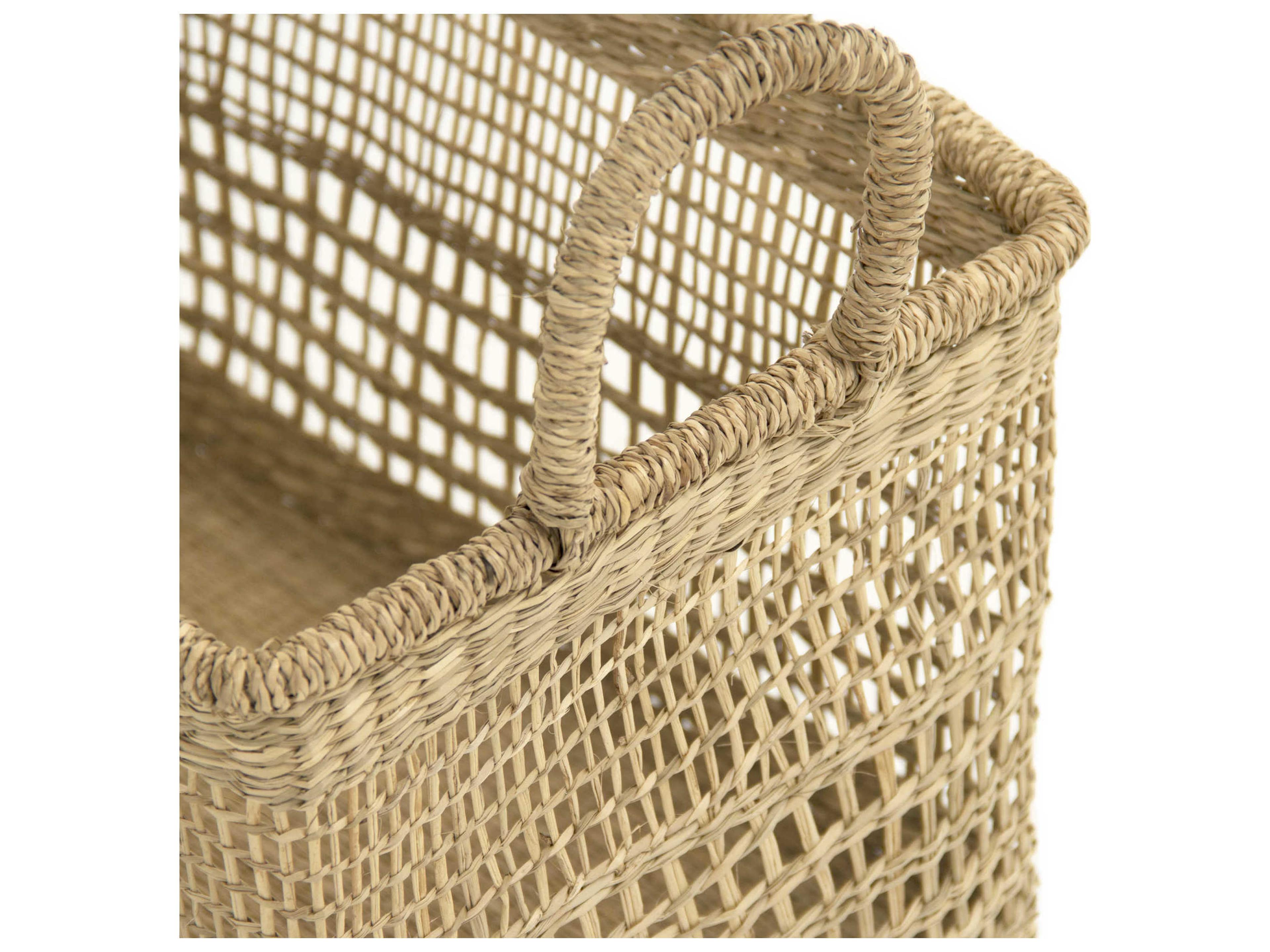 Zentique Brown 18" Woven Basket