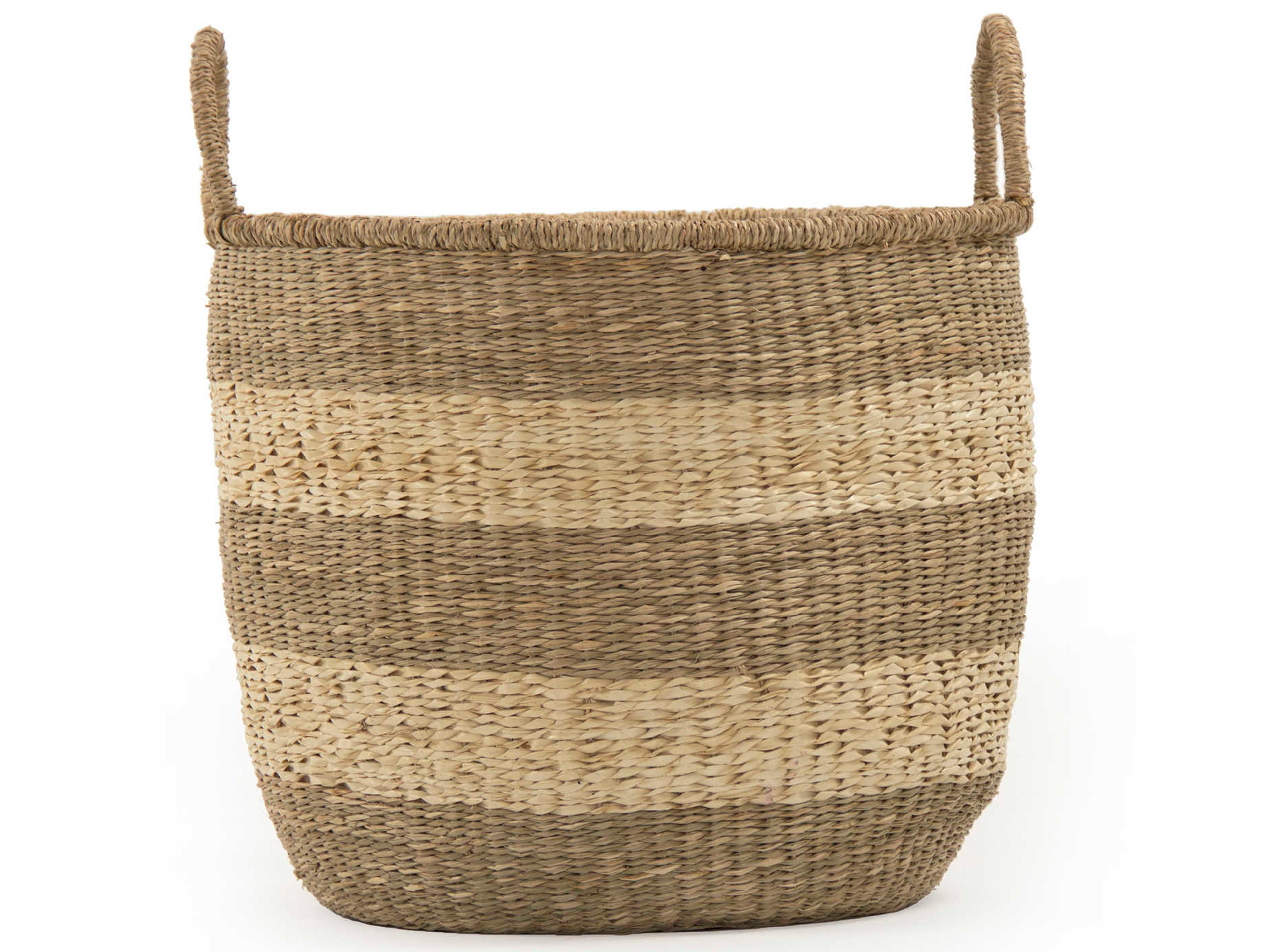 Zentique Brown 19" Rounded Basket