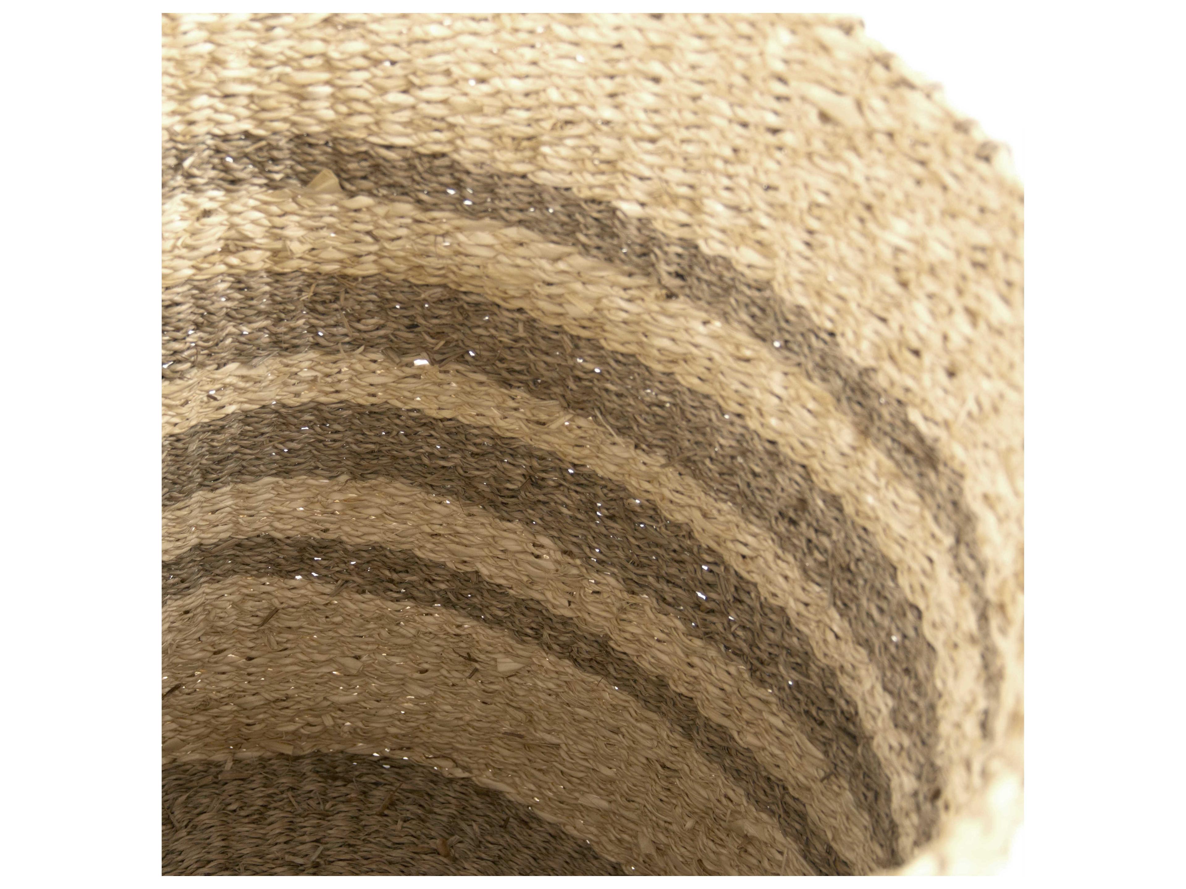 Zentique Brown 18" Woven Wire Basket