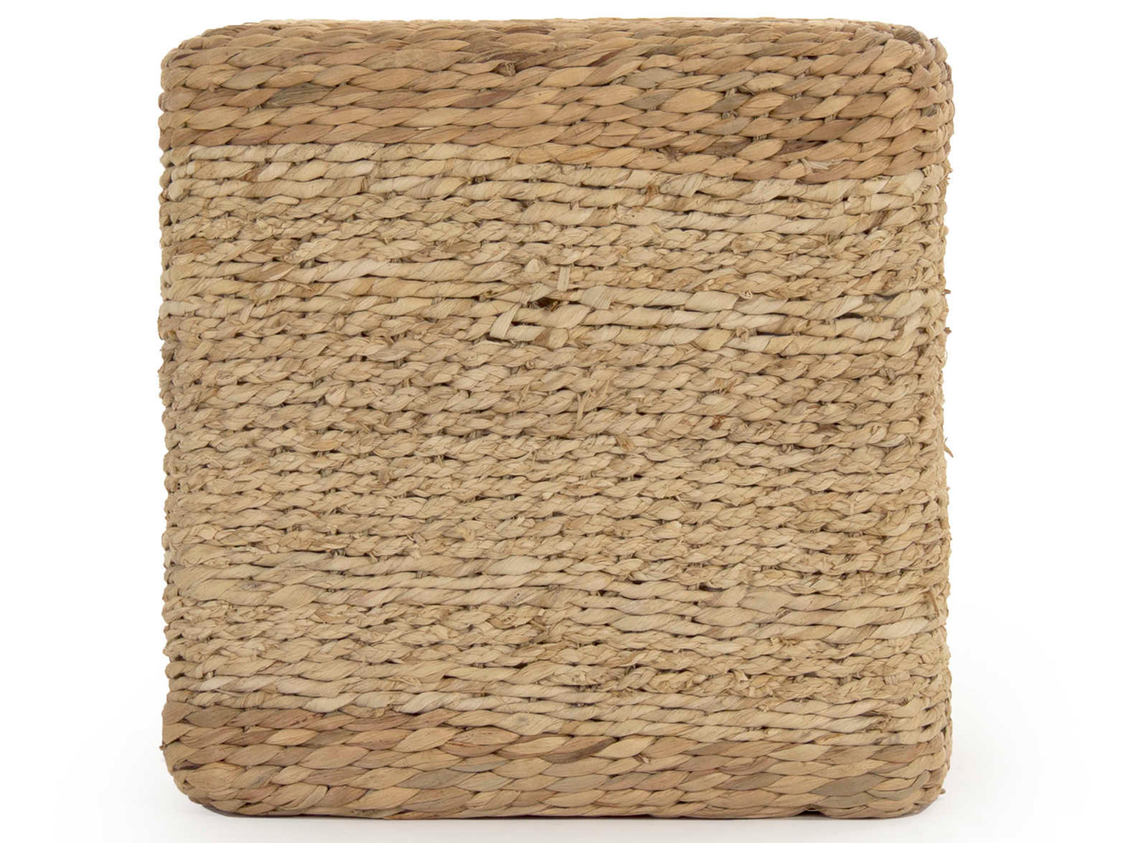 Zentique Brown Ottoman