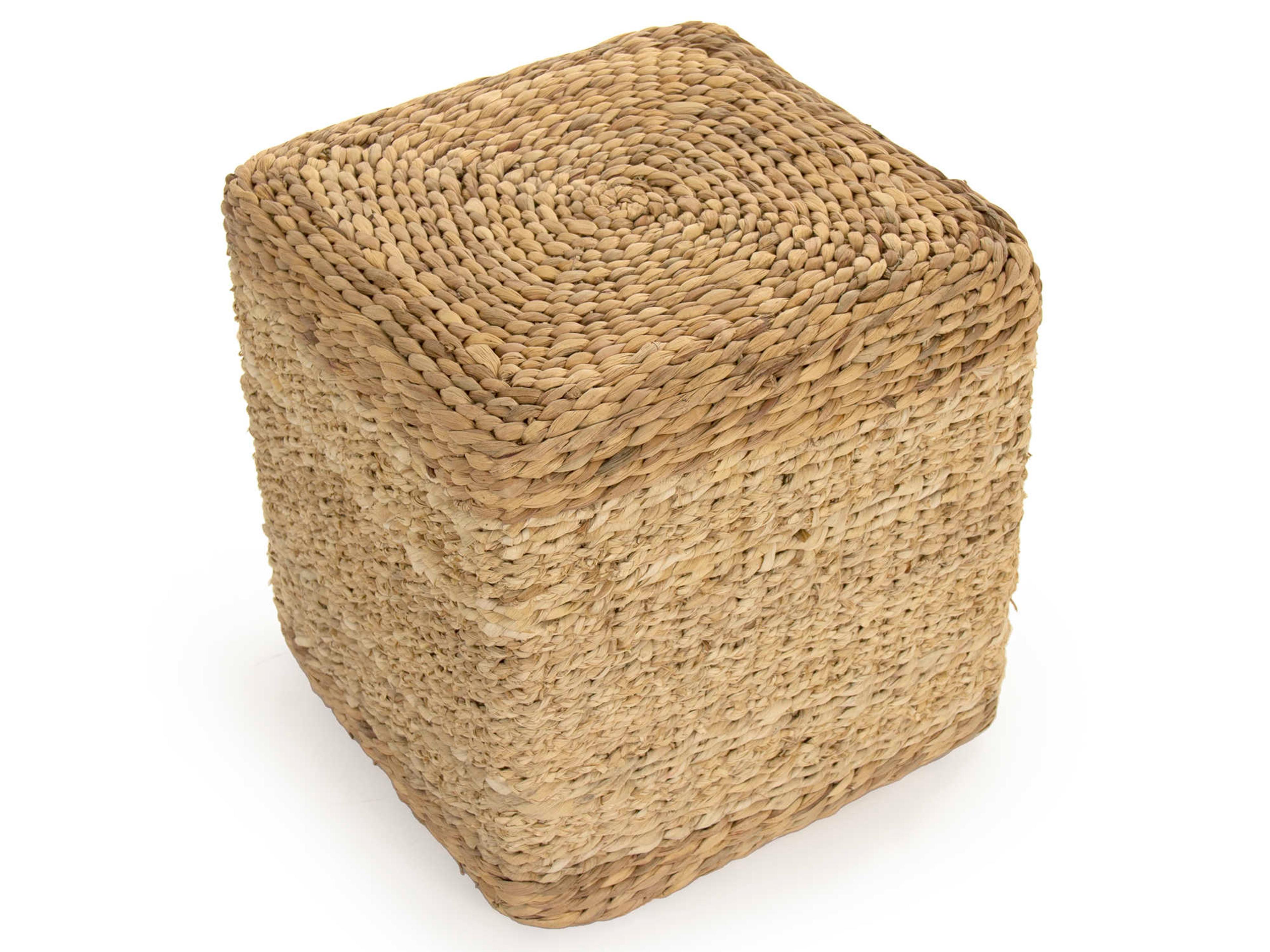 Zentique Brown Ottoman