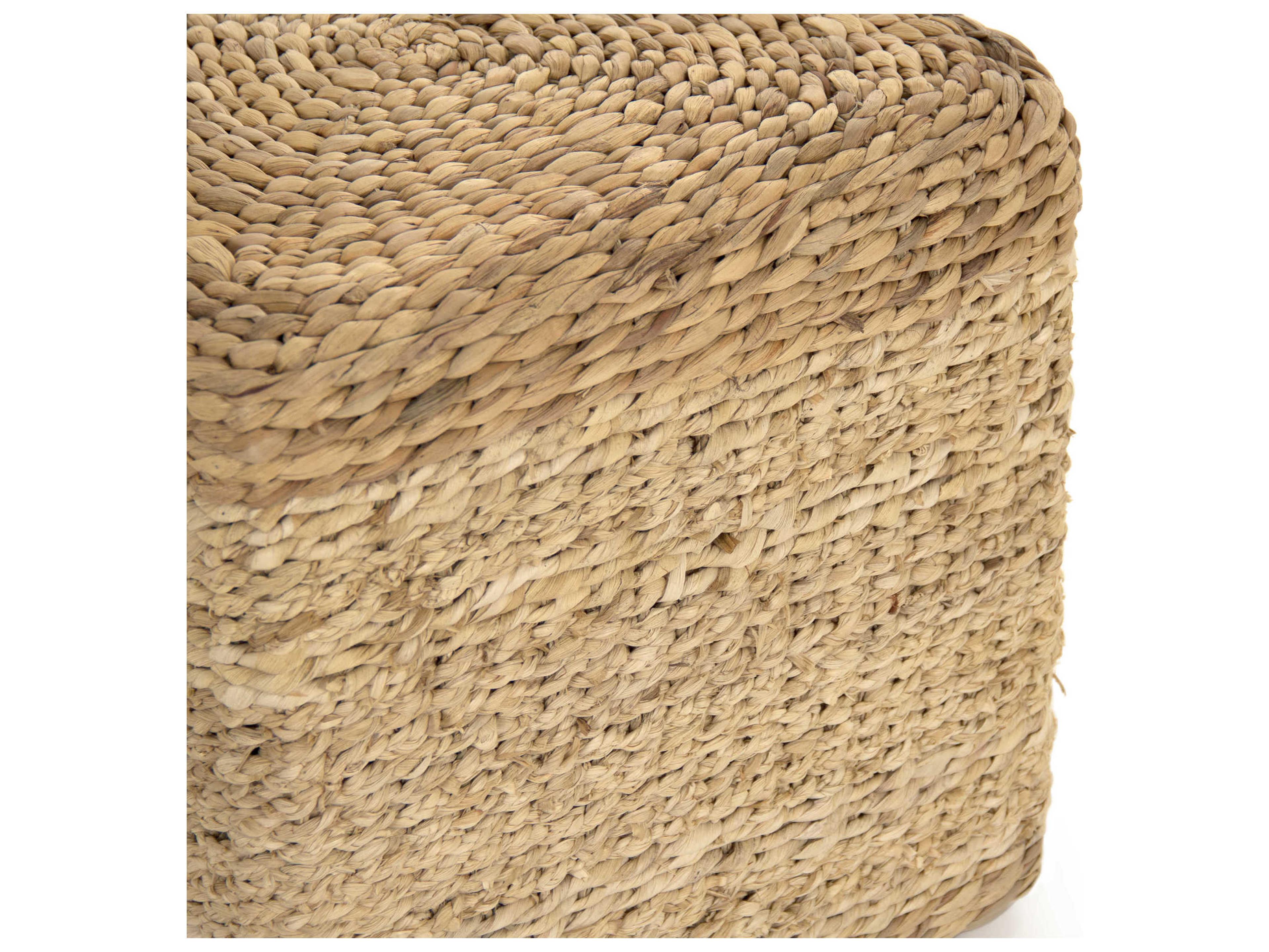 Zentique Brown Ottoman