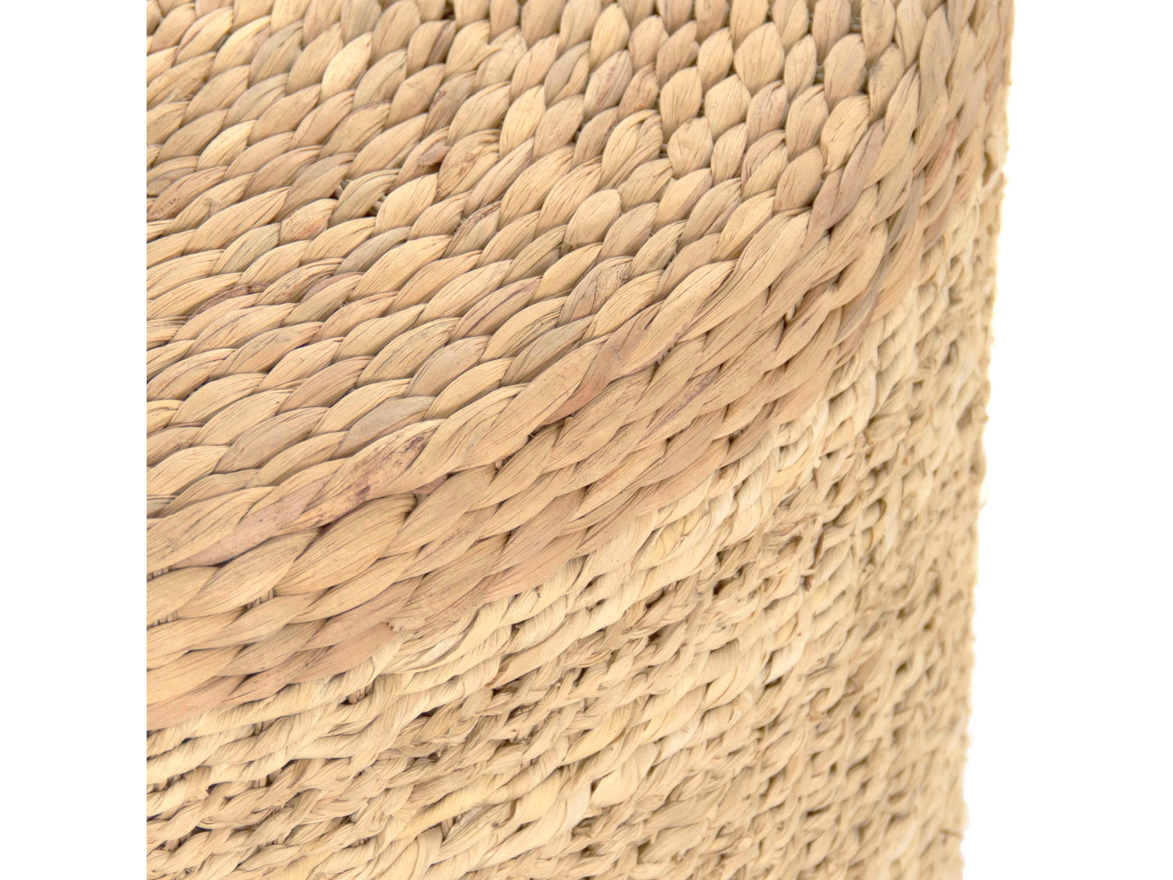 Zentique Brown Ottoman